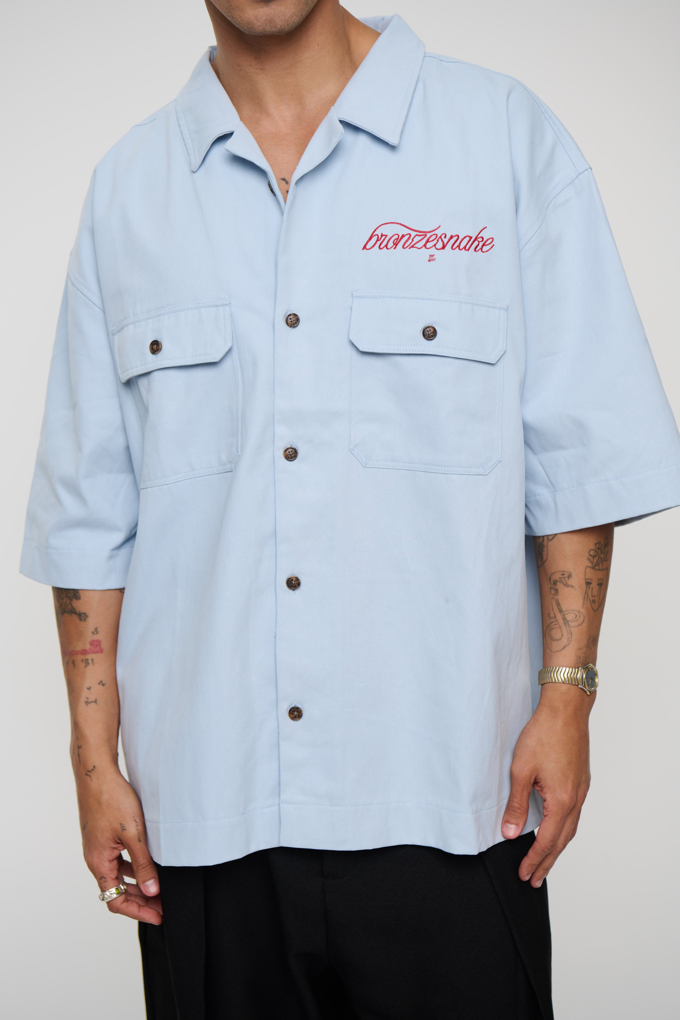 Paul Cotton Shirt Light Blue