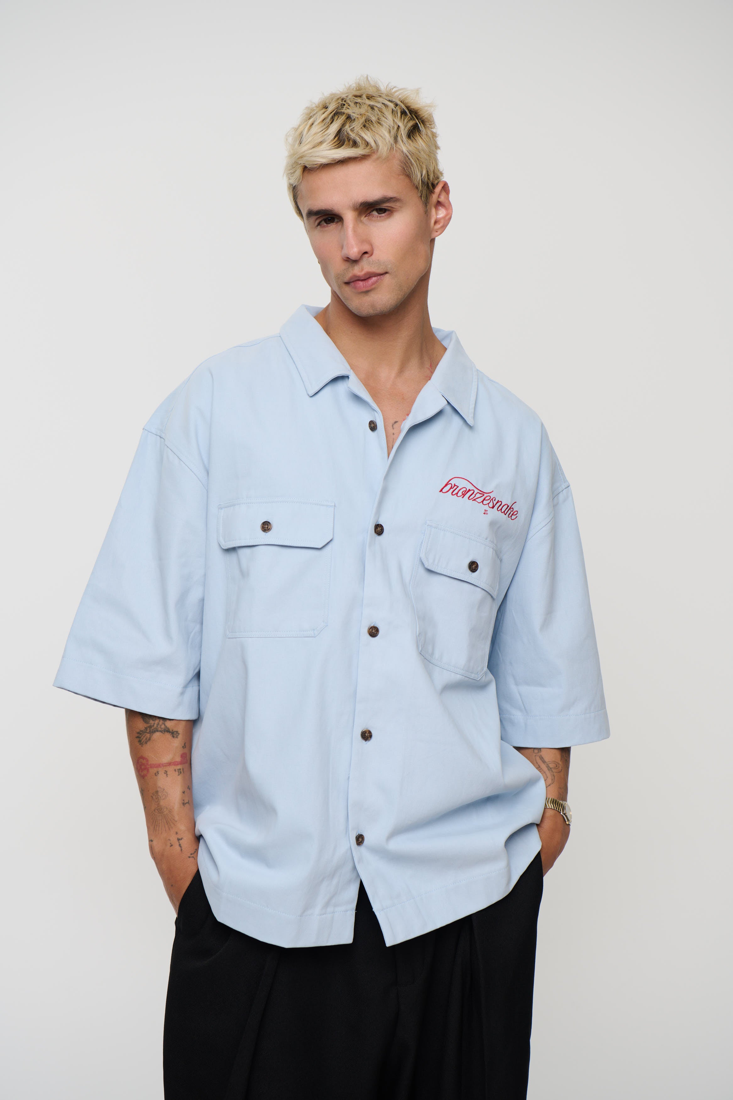 Paul Cotton Shirt Light Blue