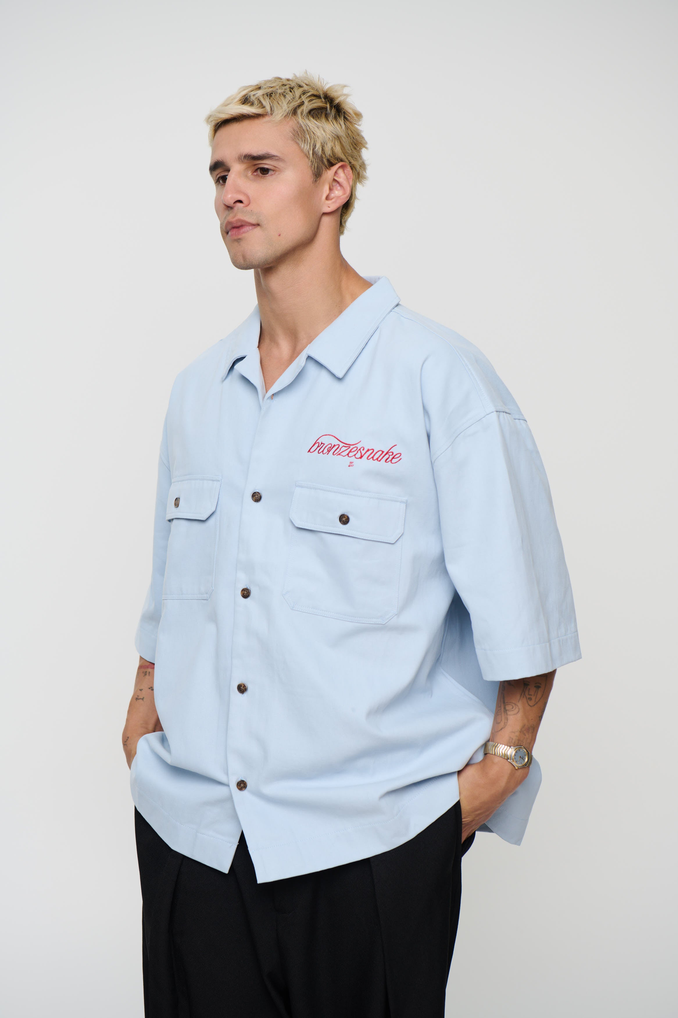 Paul Cotton Shirt Light Blue