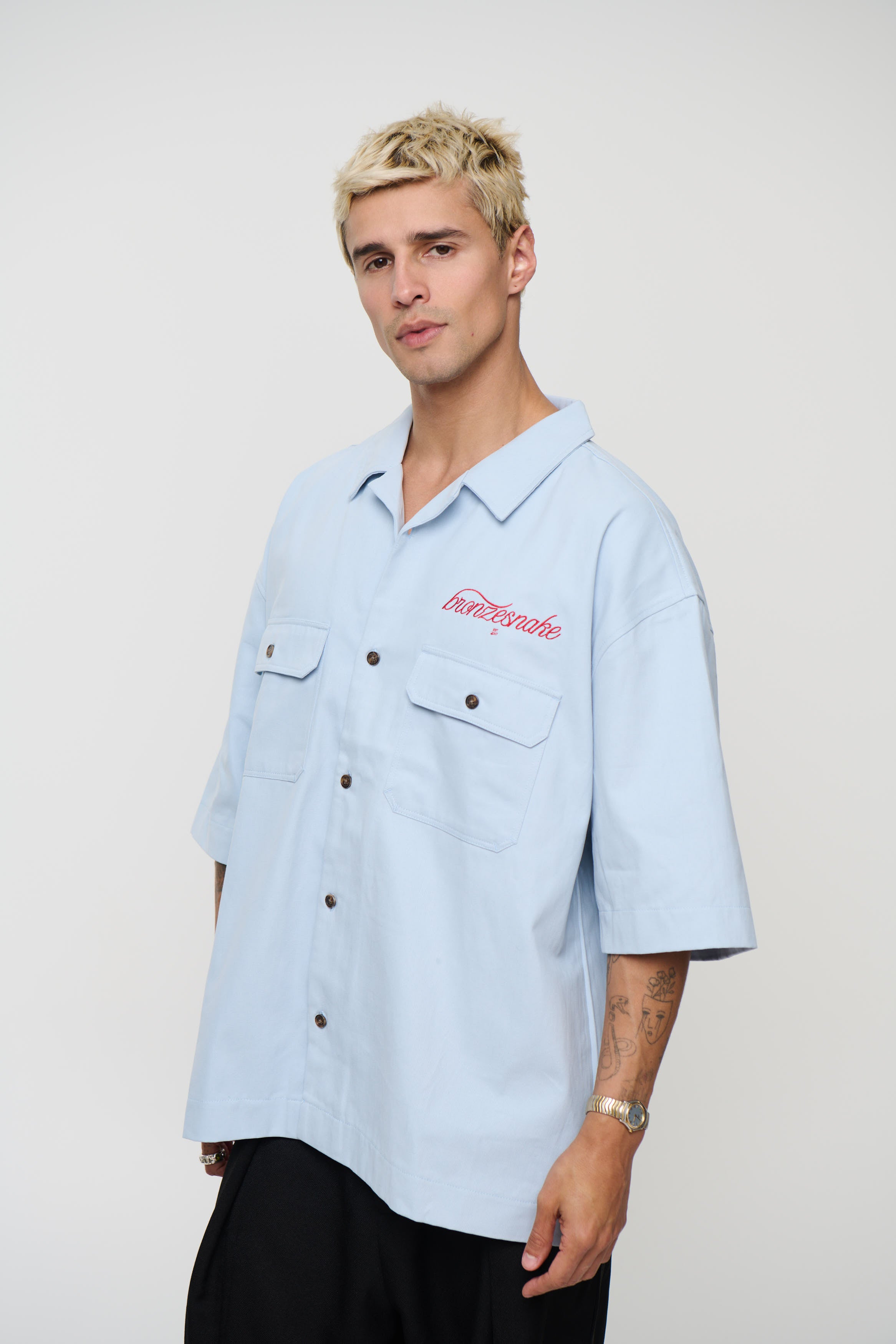 Paul Cotton Shirt Light Blue
