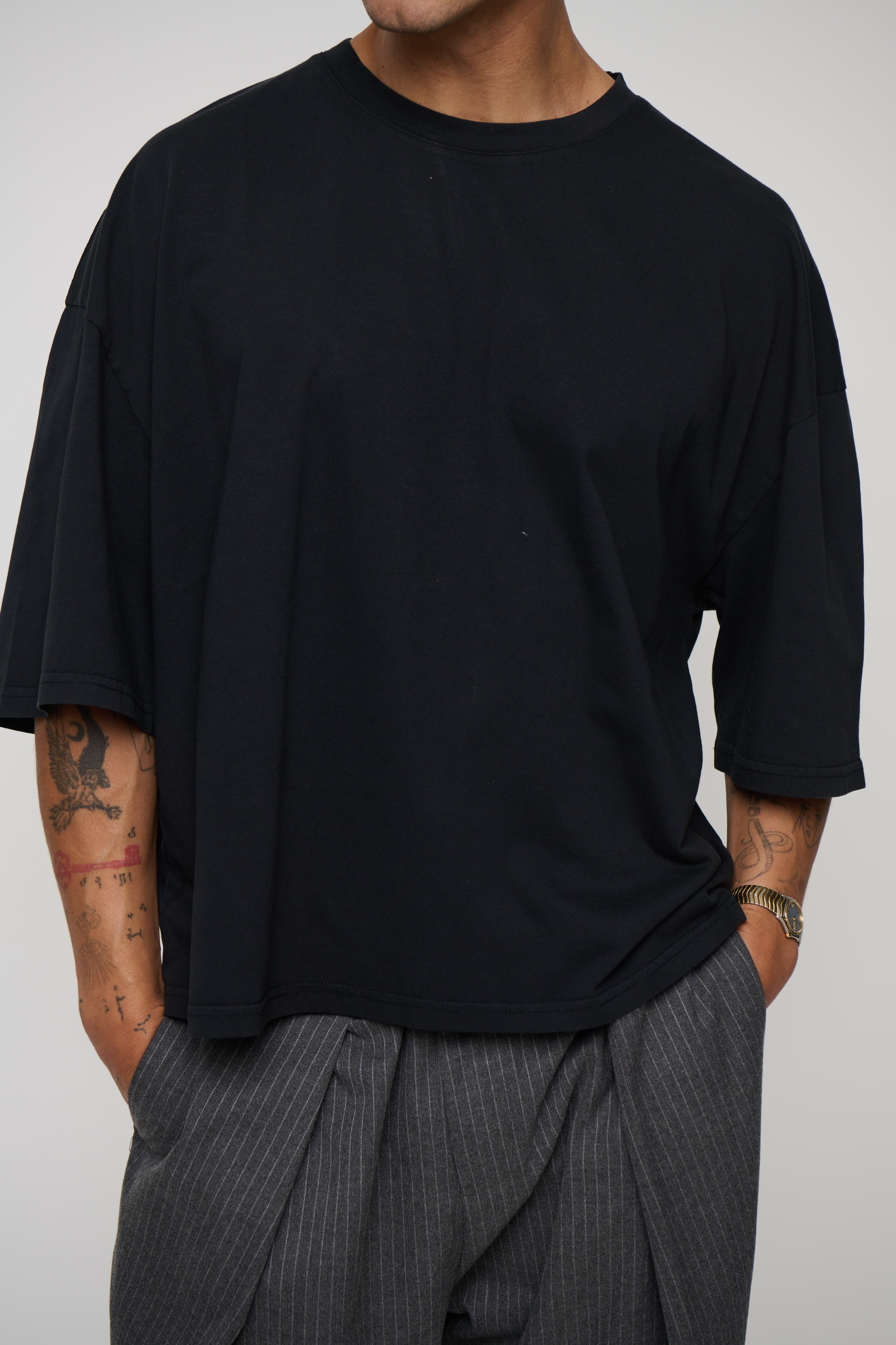 NTH Crop Box Tee Black
