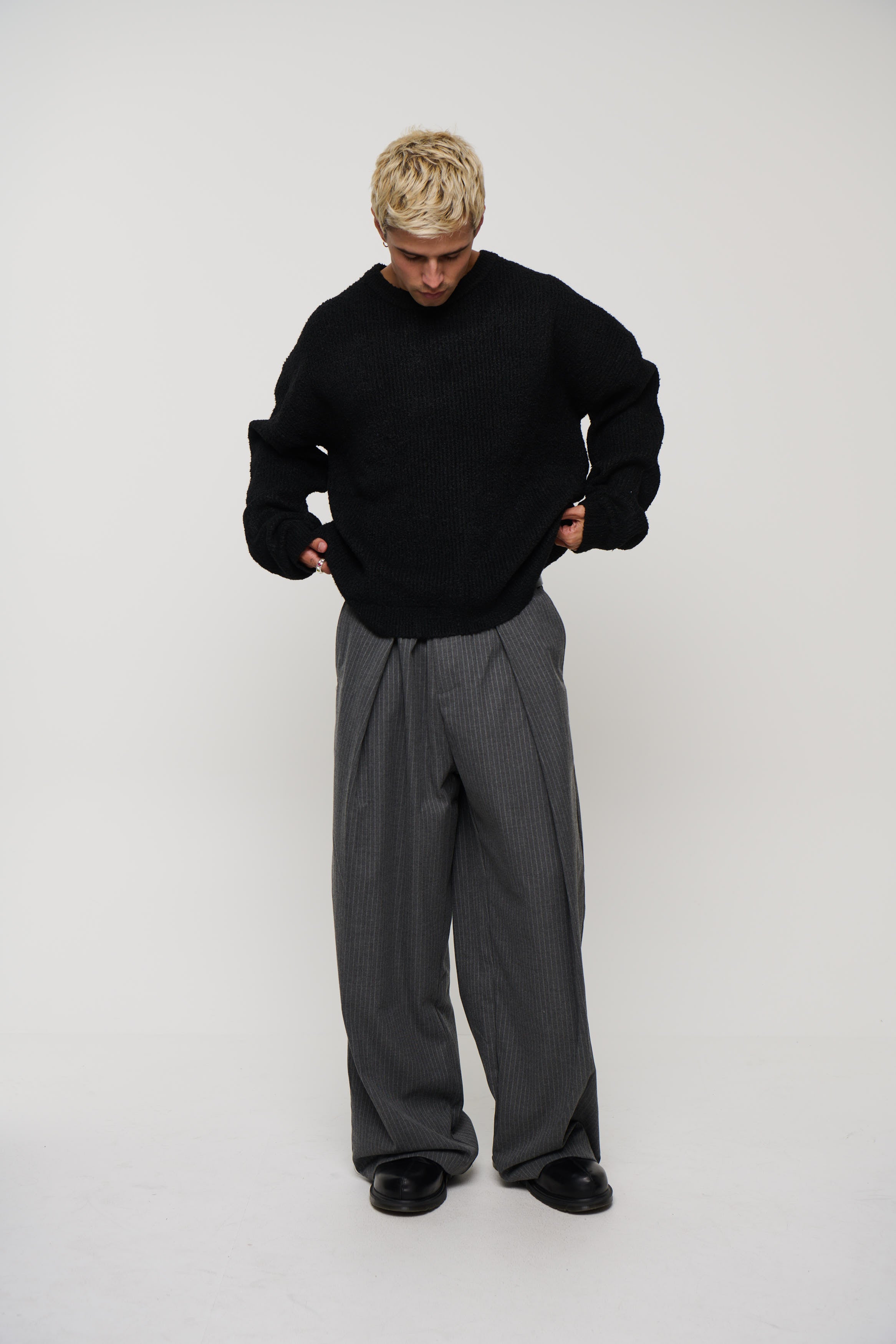 Soft Crew Knit Black