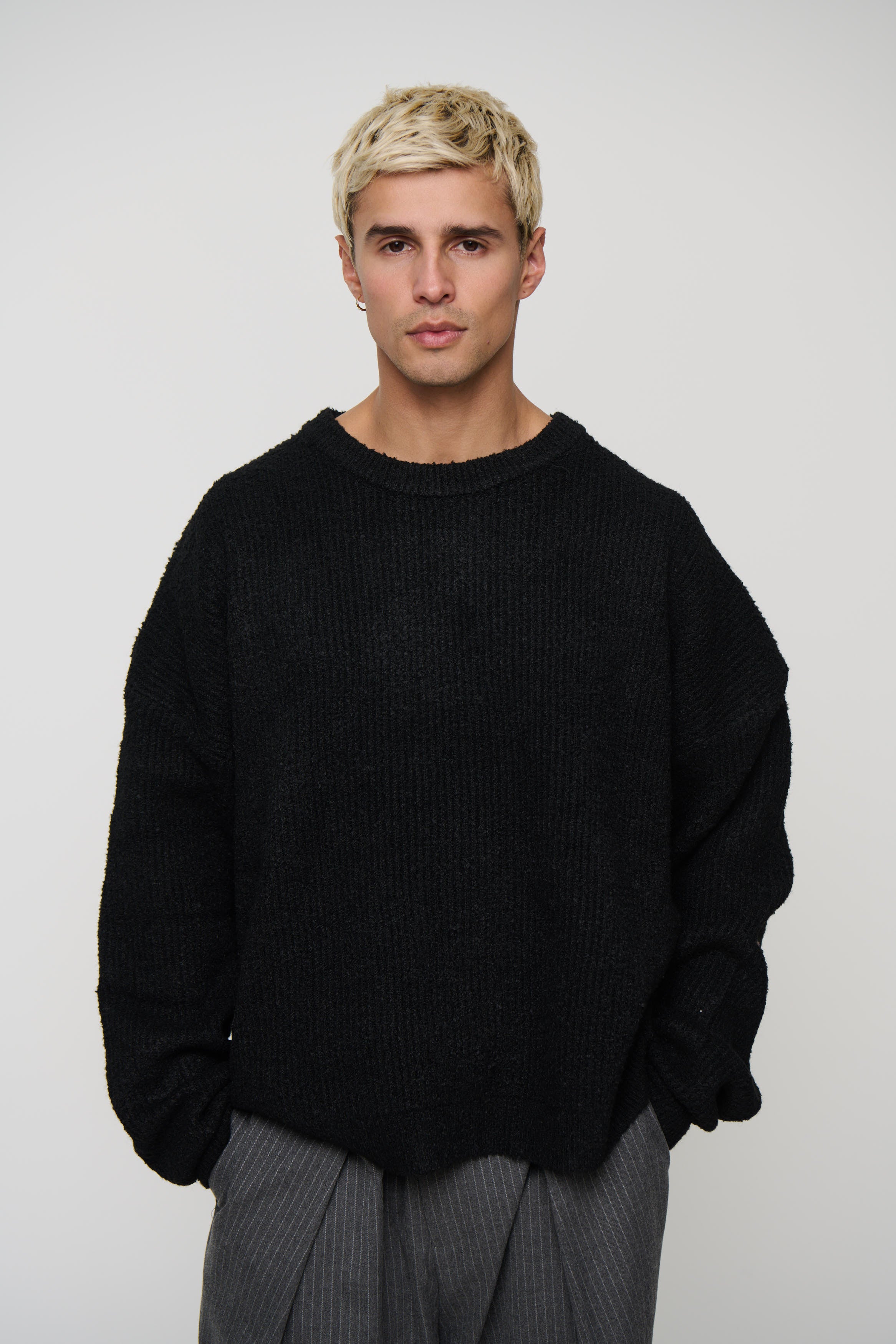 Soft Crew Knit Black