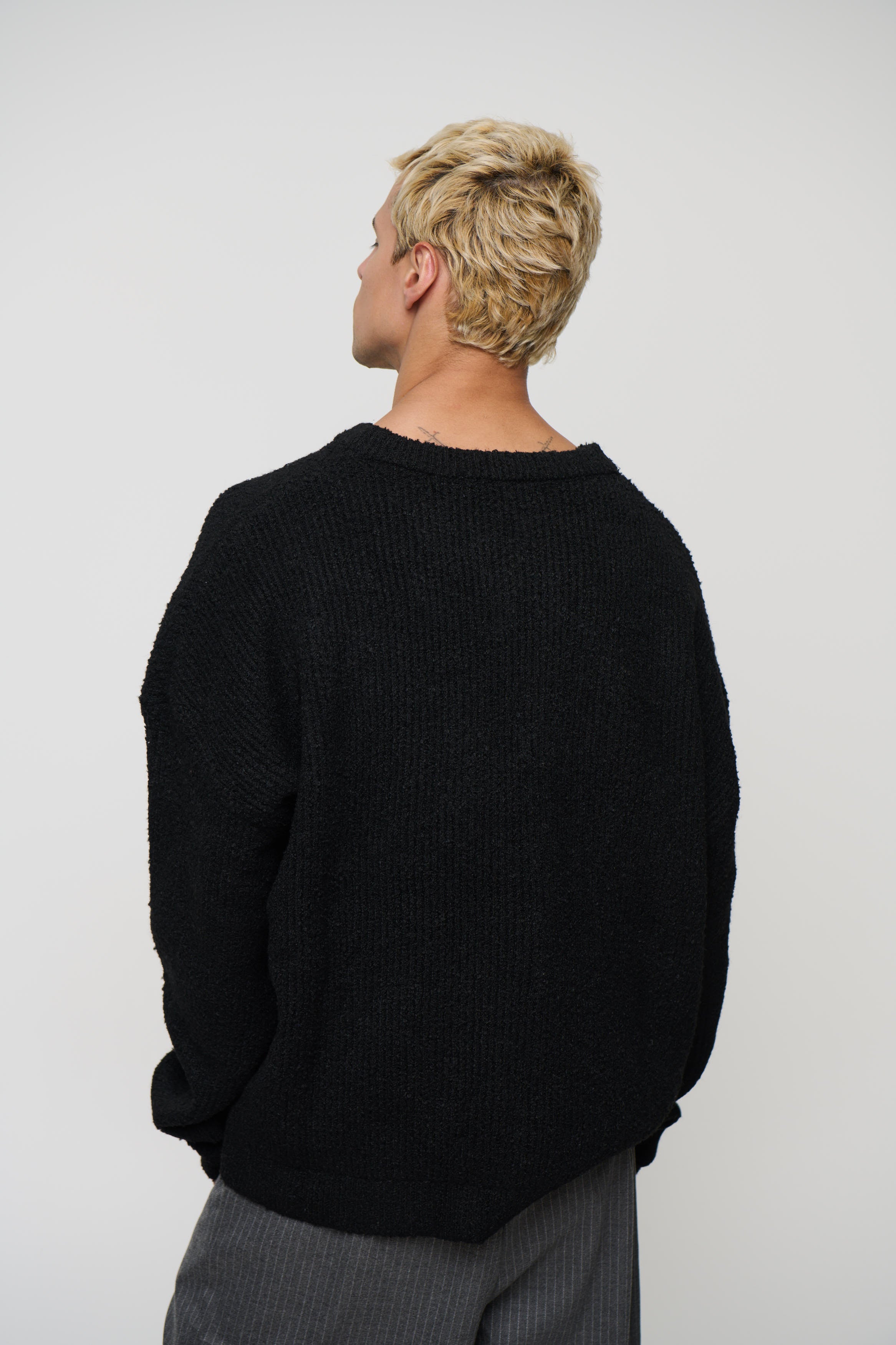 Soft Crew Knit Black