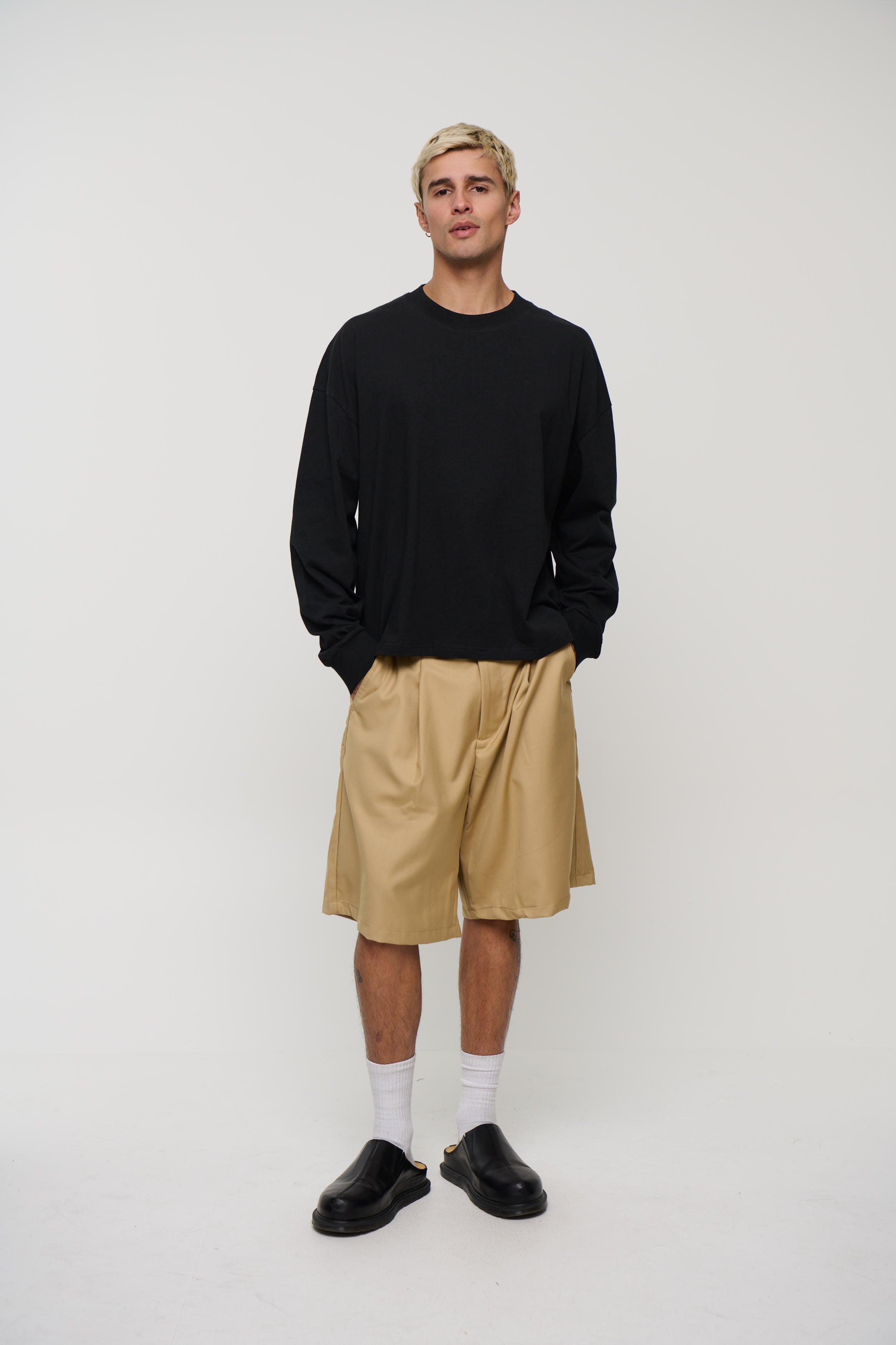 Cotton Long Sleeve Black