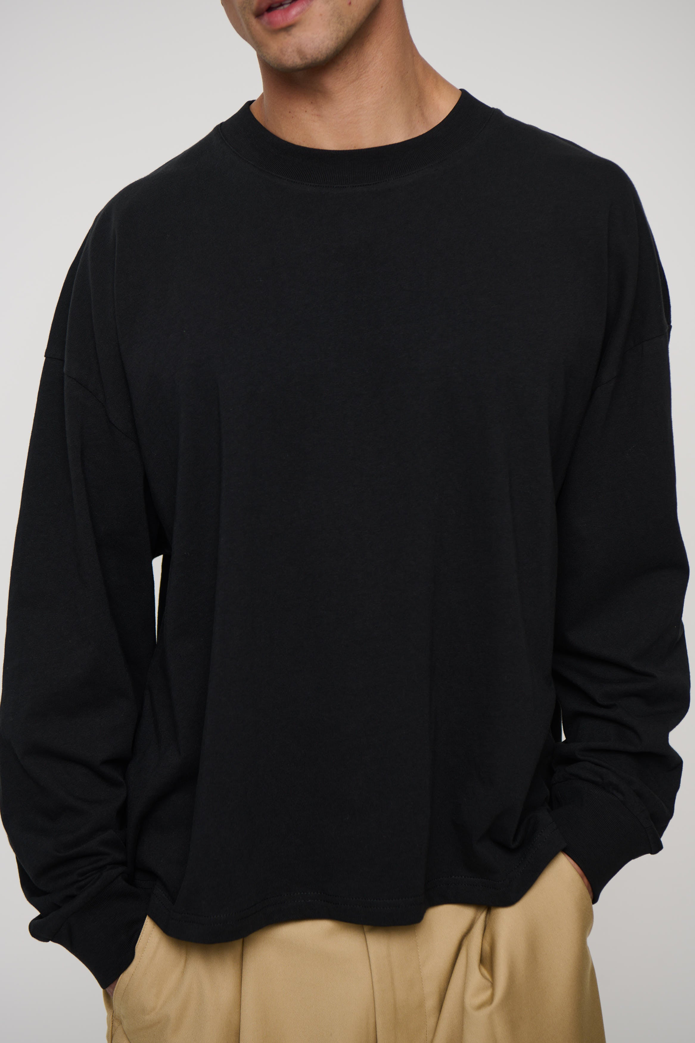 Cotton Long Sleeve Black