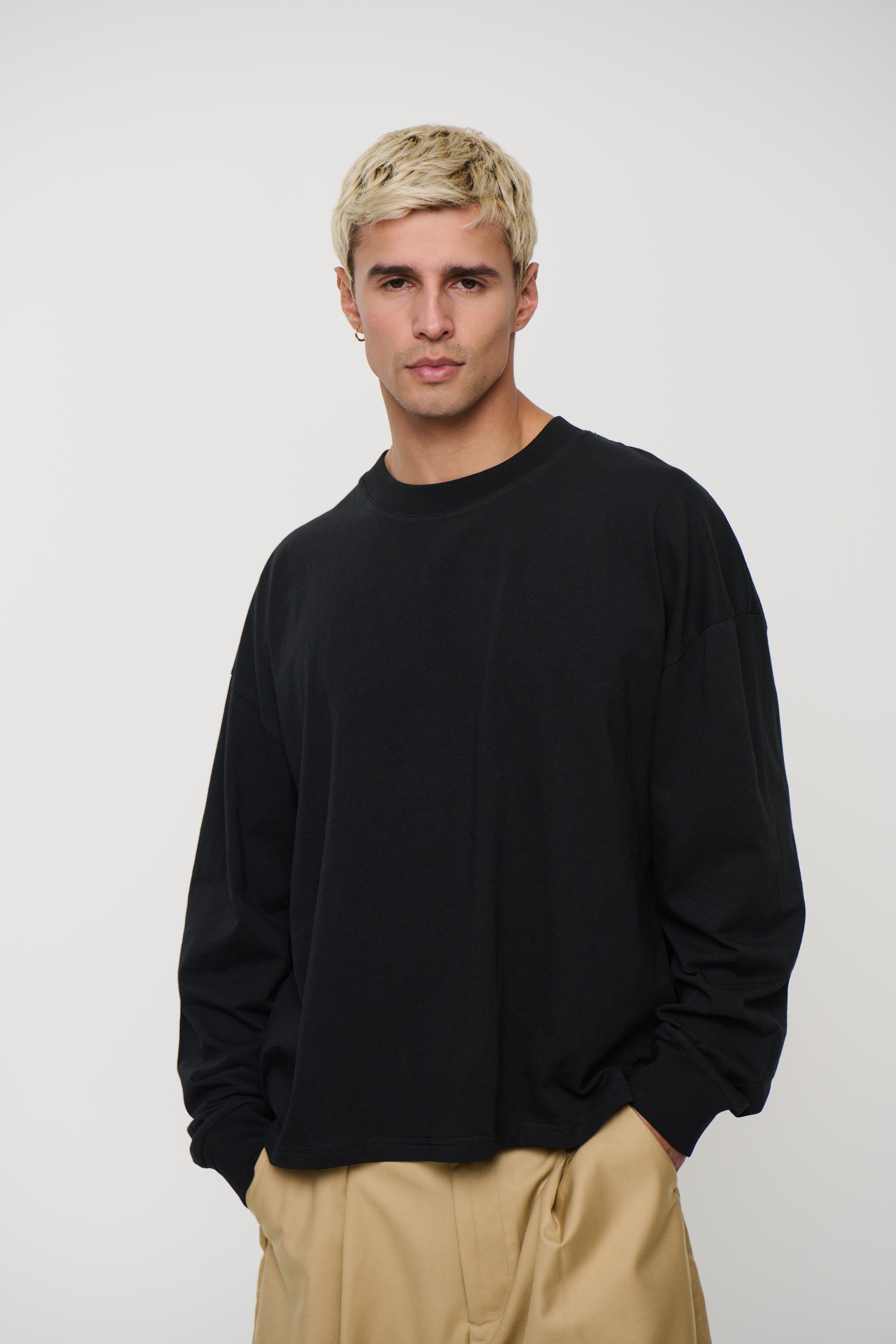 Cotton Long Sleeve Black