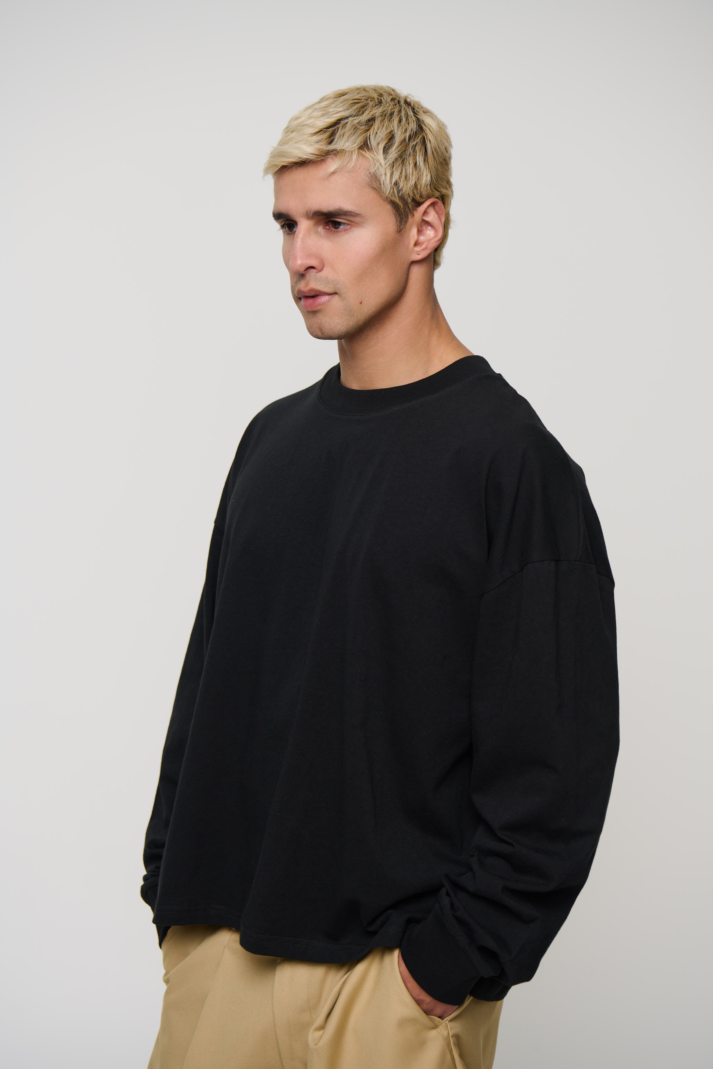 Cotton Long Sleeve Black