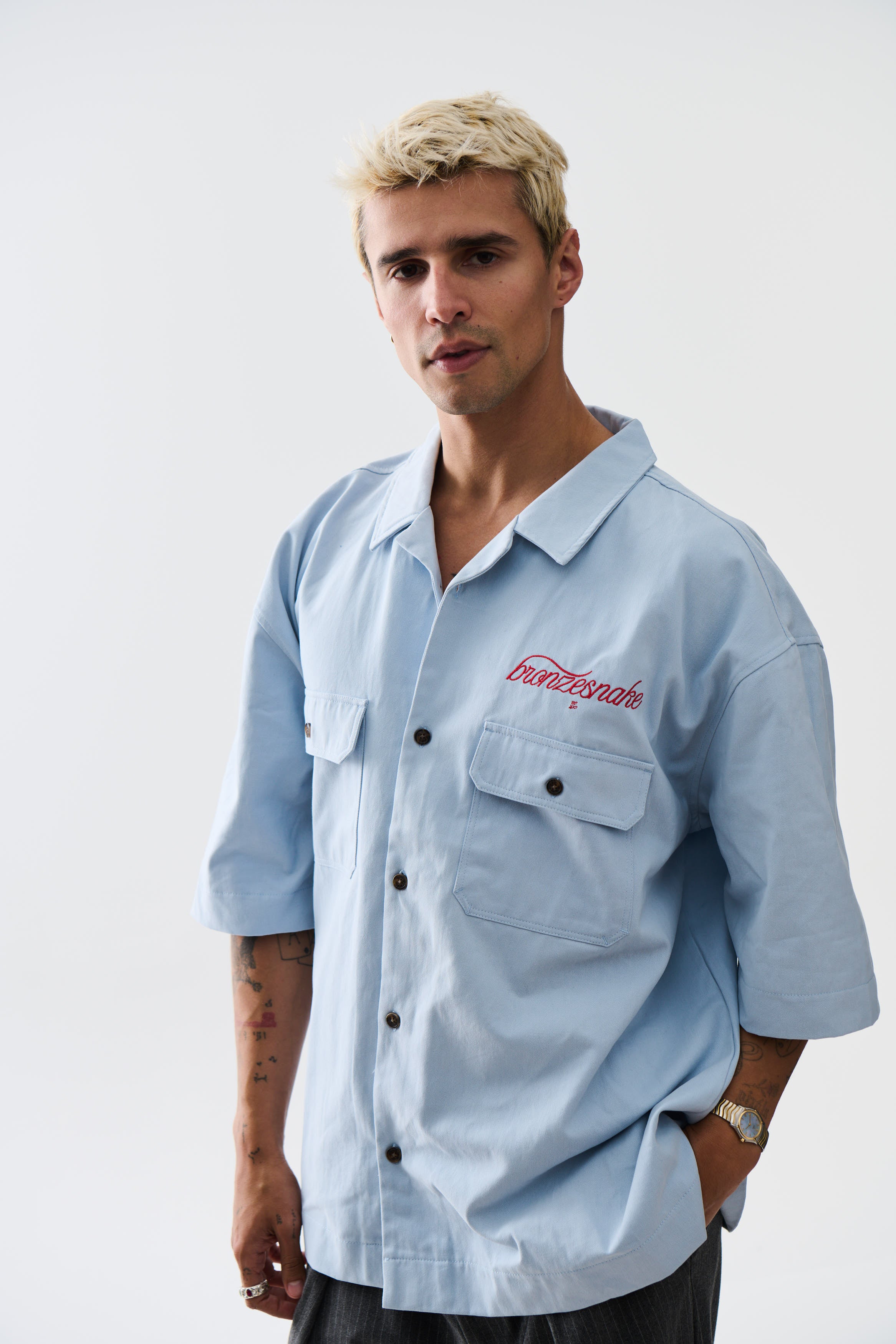 Paul Cotton Shirt Light Blue