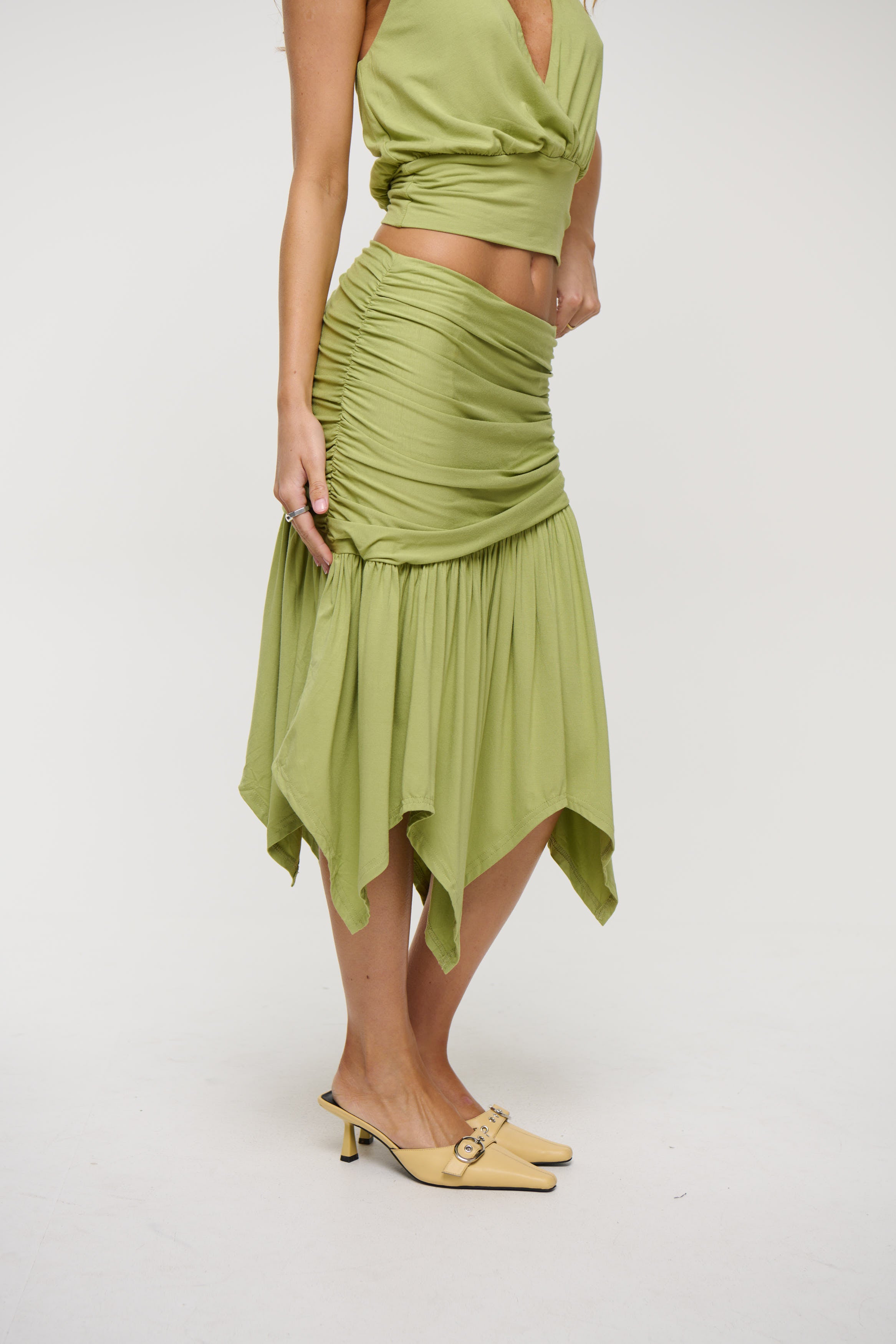 Taya Skirt Chartreuse