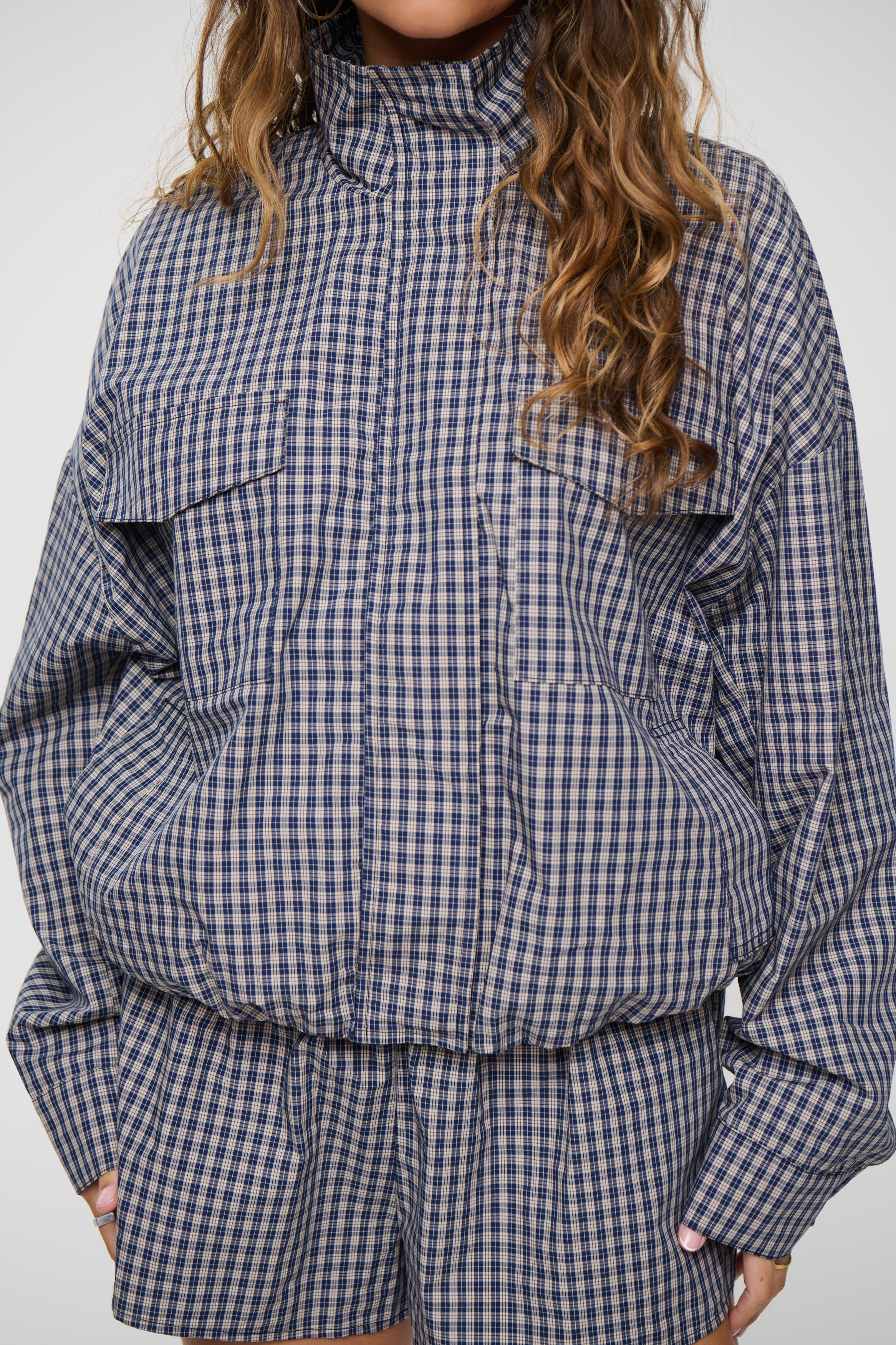 Hampton Bomber Plaid