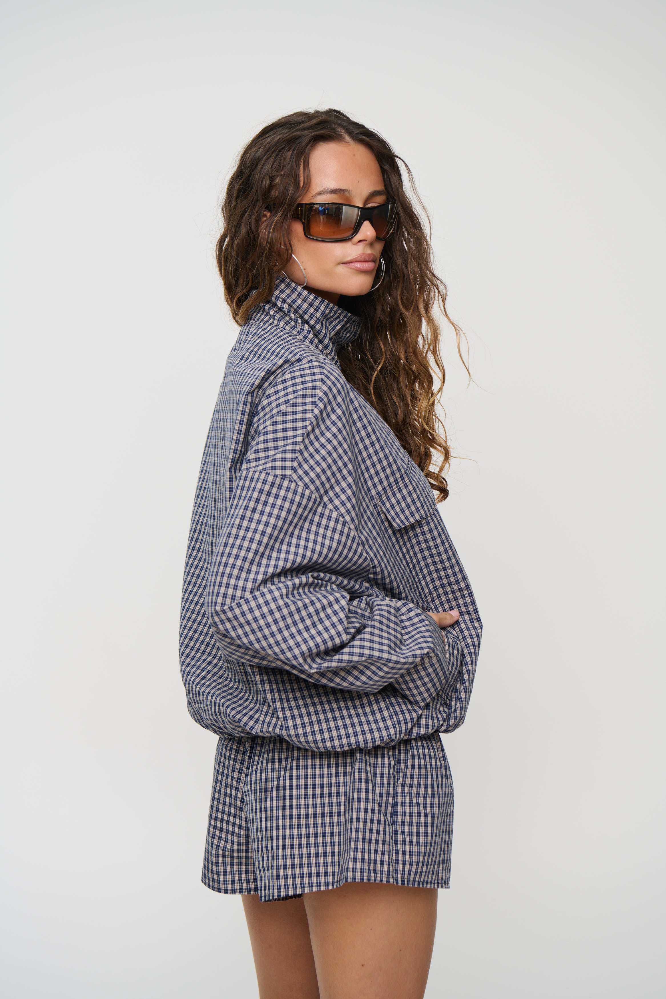 Hampton Bomber Plaid