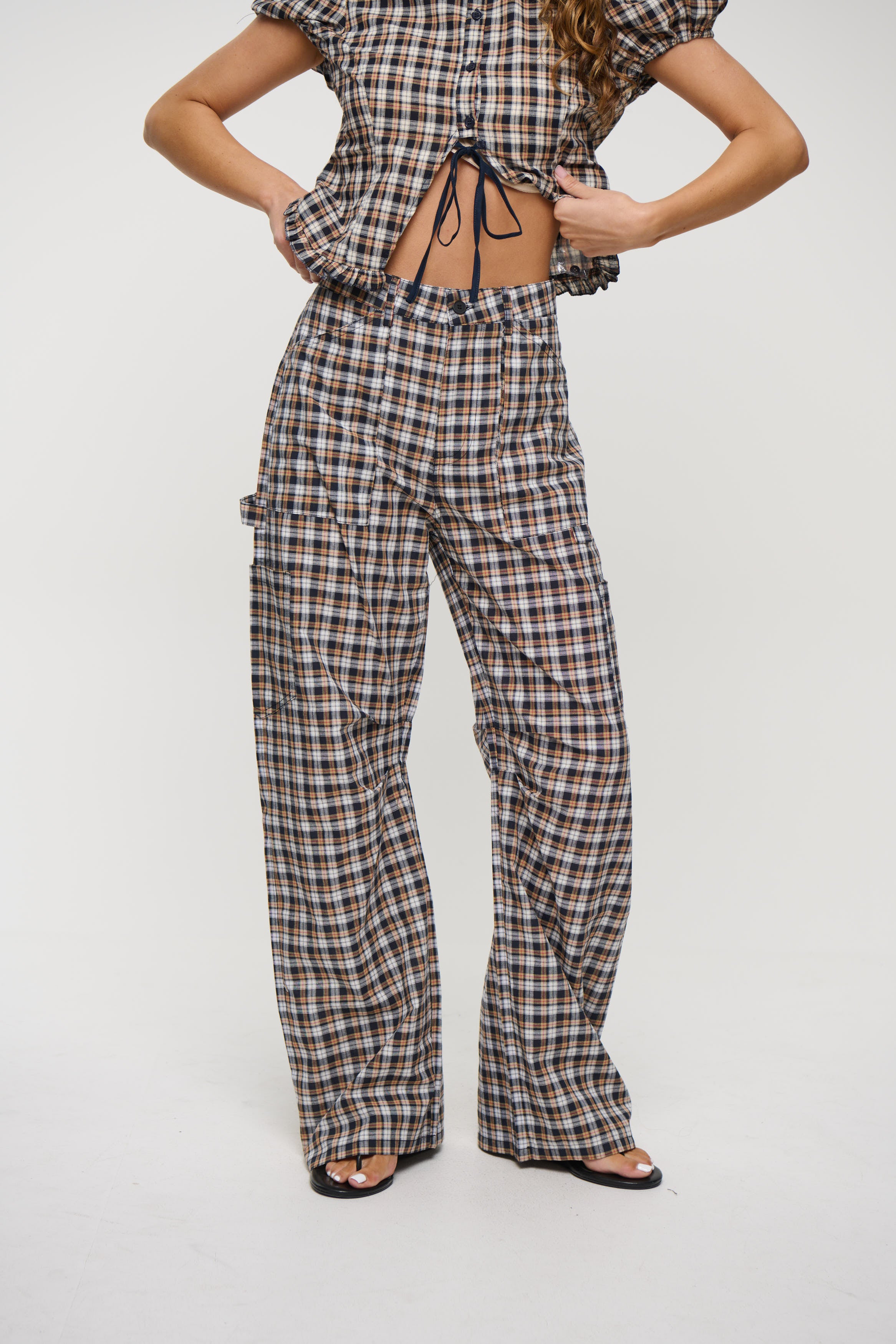 Miami Vice Pant Beige Tartan