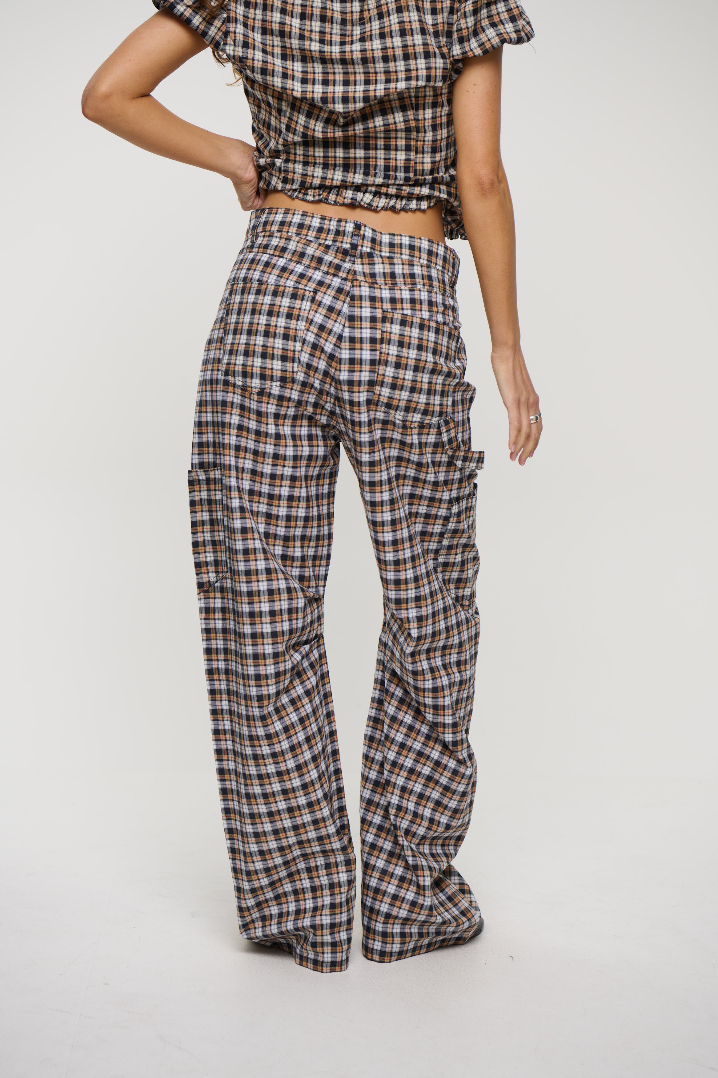 Miami Vice Pant Beige Tartan