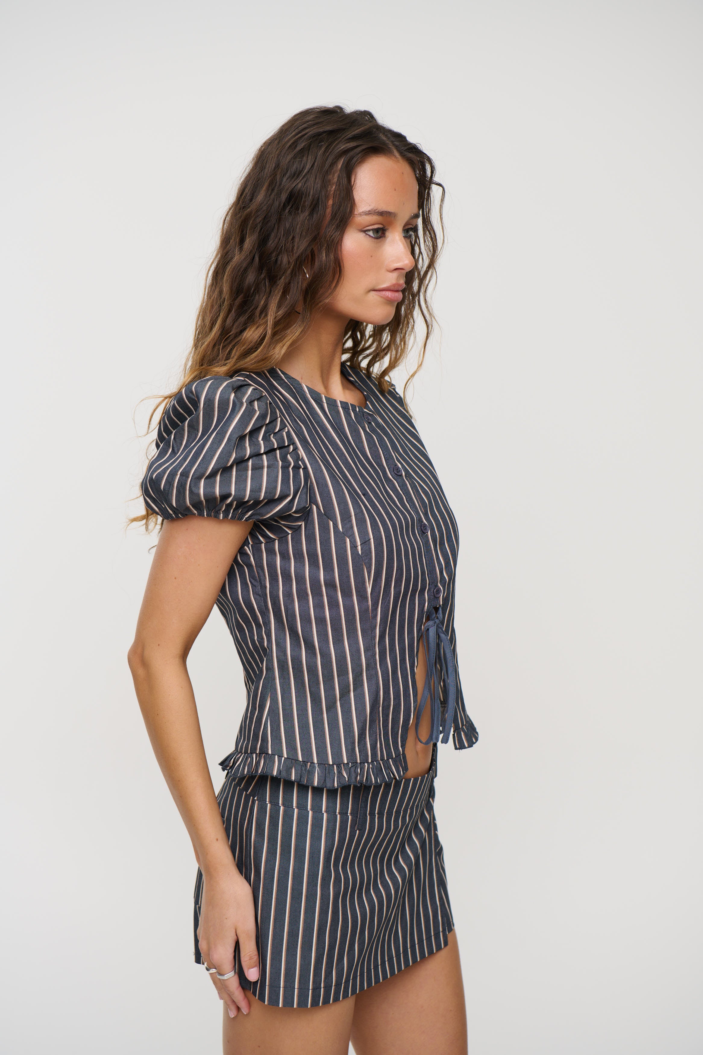 Bardot Top Vintage Indigo