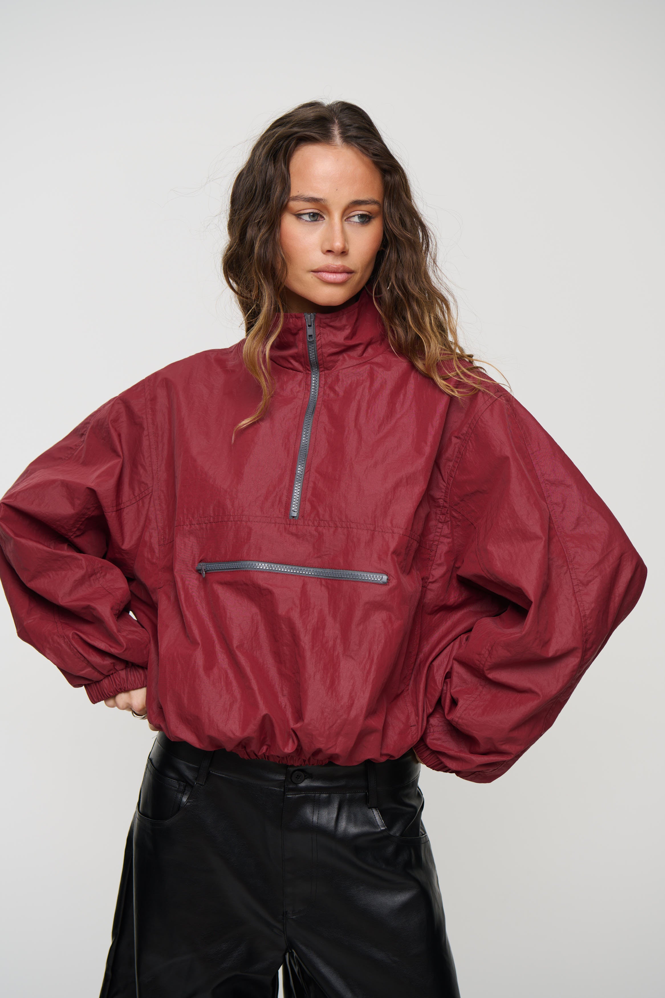 Ibiza Windbreaker Burgundy