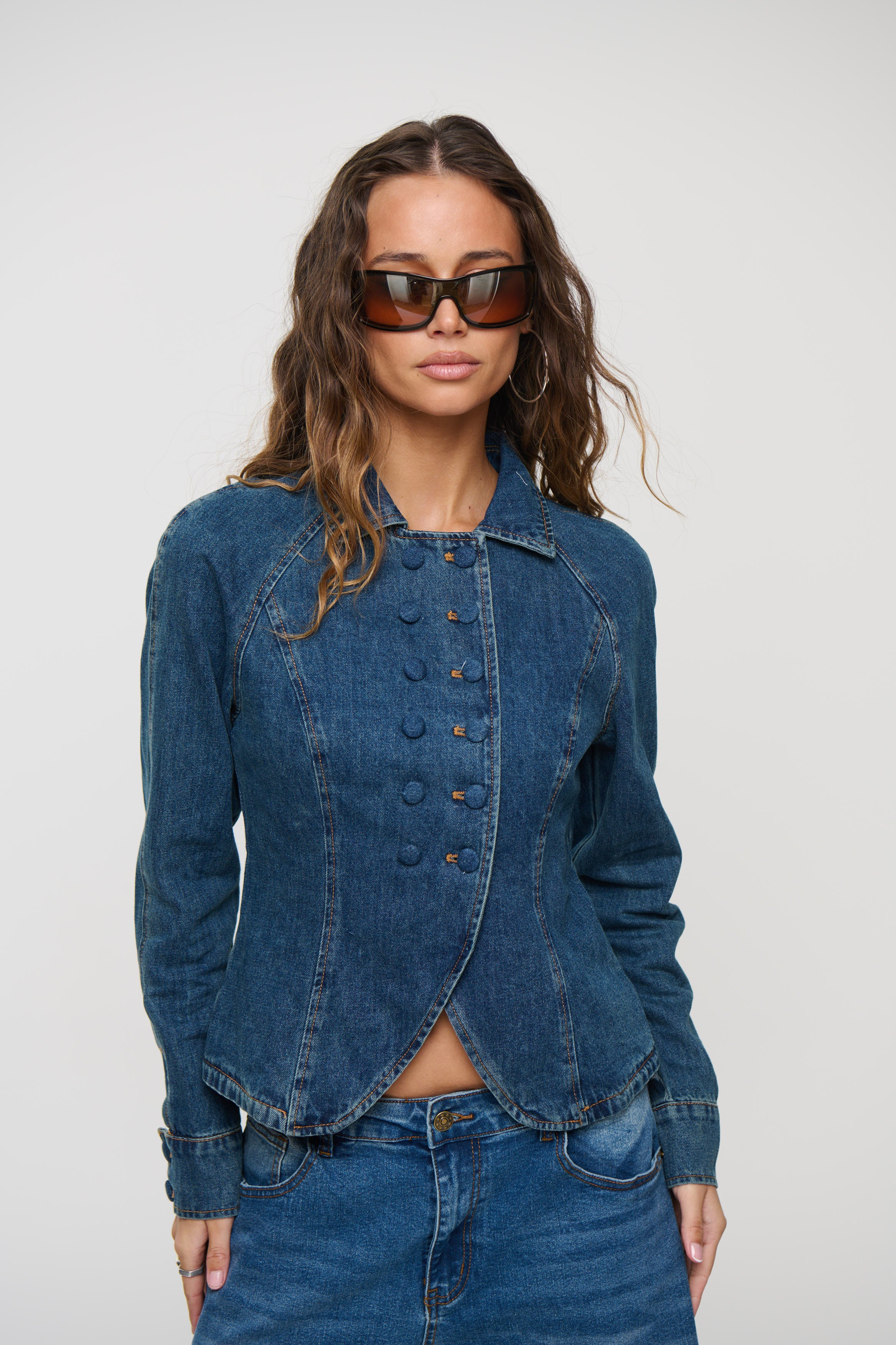 Form Jacket Mid Blue