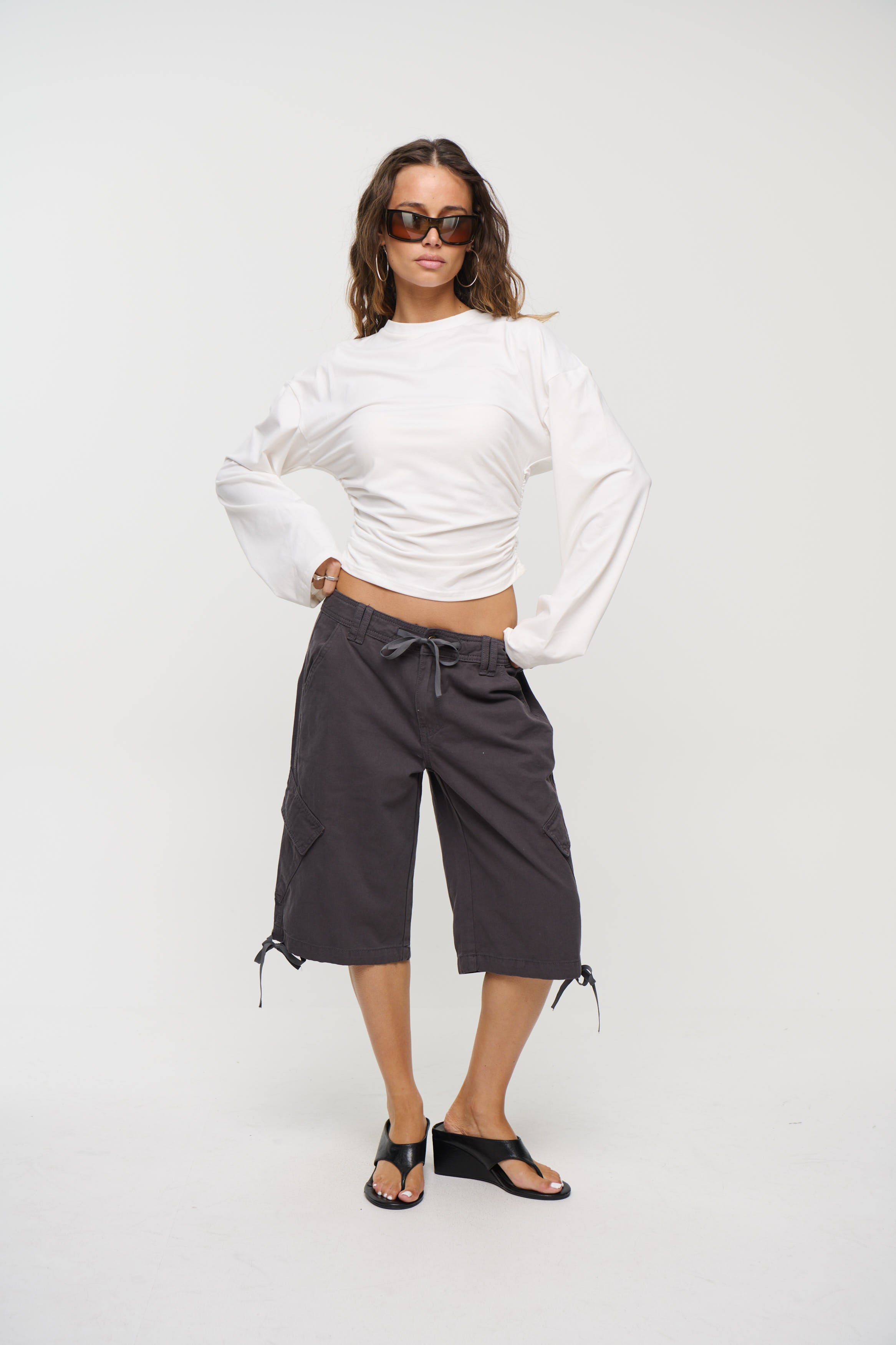 Rishelle Long Sleeve White