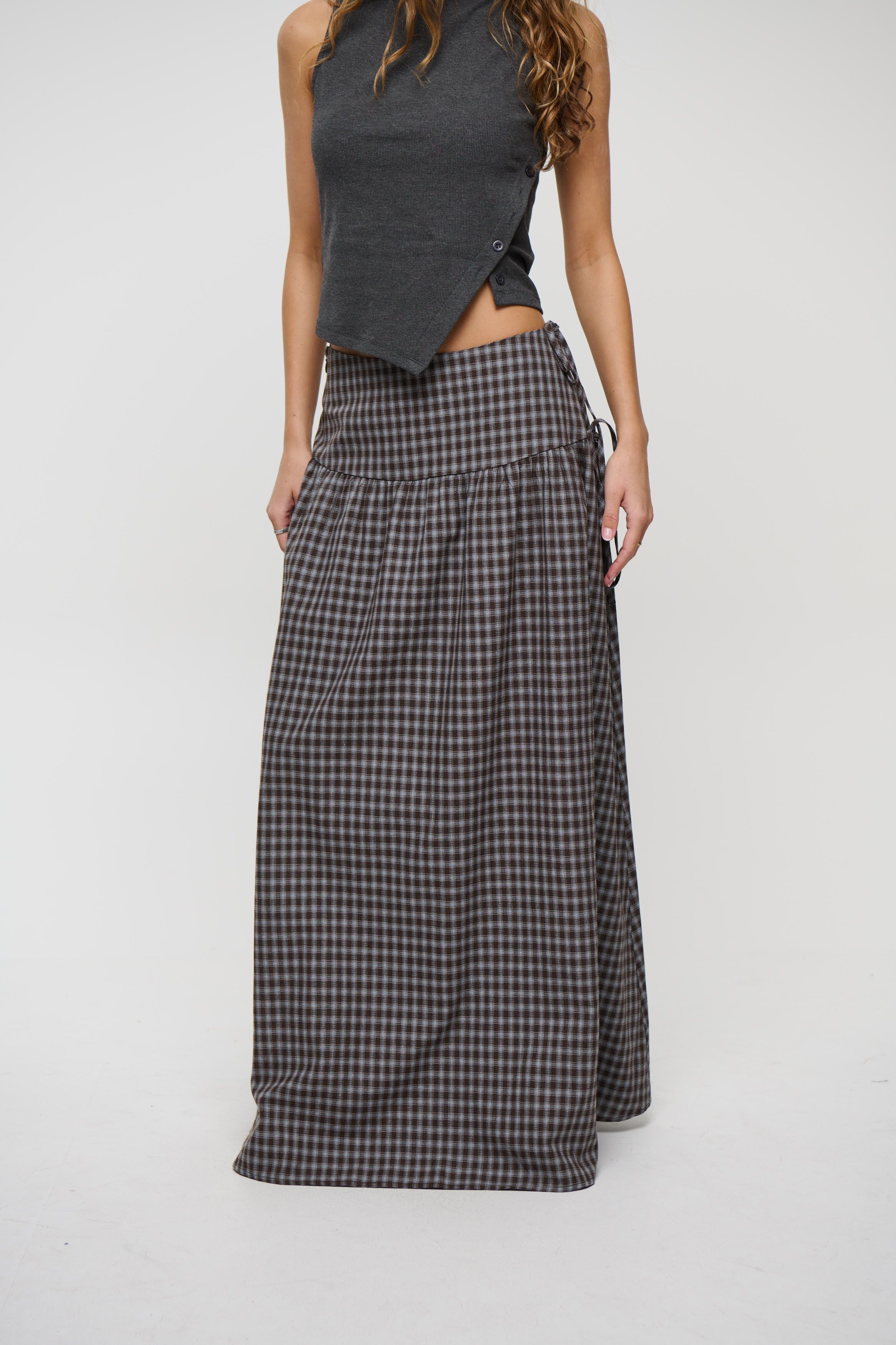 Rylan Maxi Skirt Sky