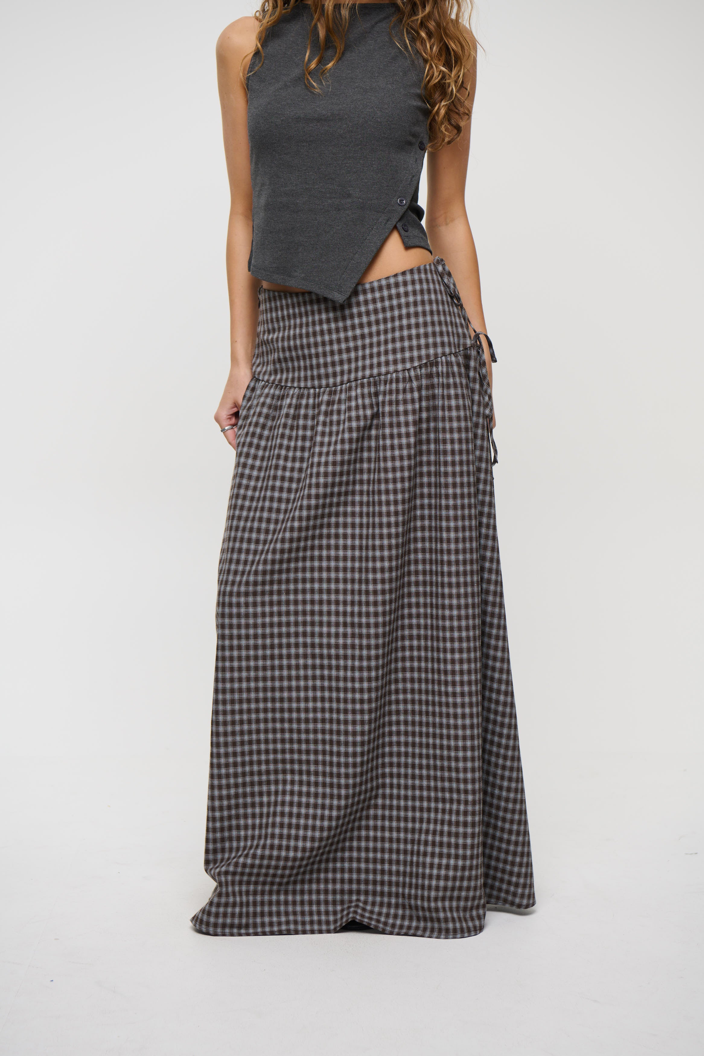 Rylan Maxi Skirt Sky
