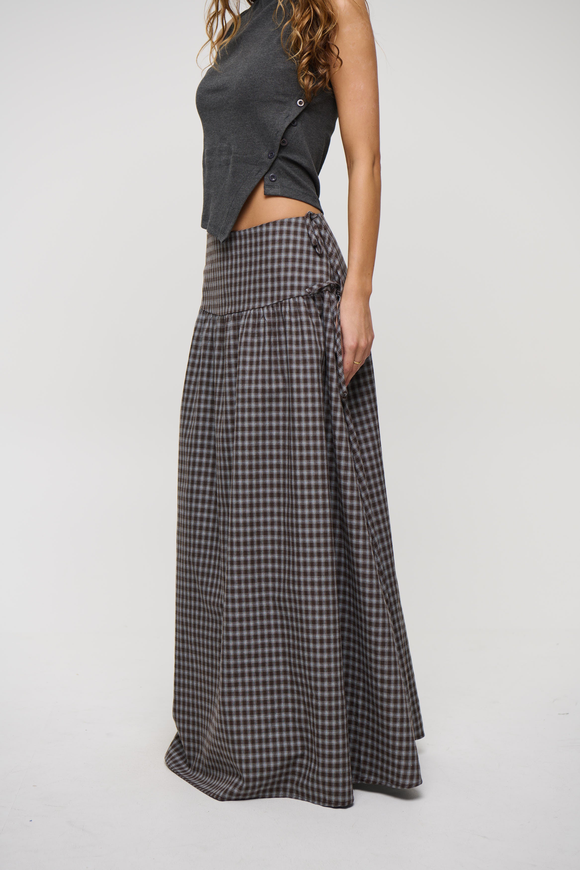 Rylan Maxi Skirt Sky