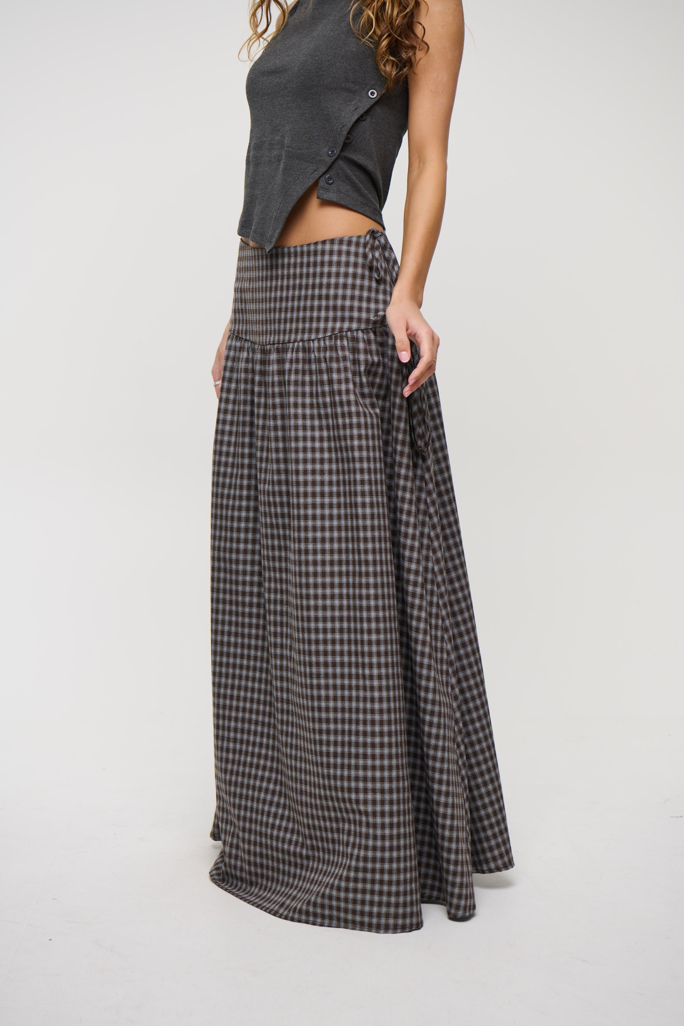 Rylan Maxi Skirt Sky