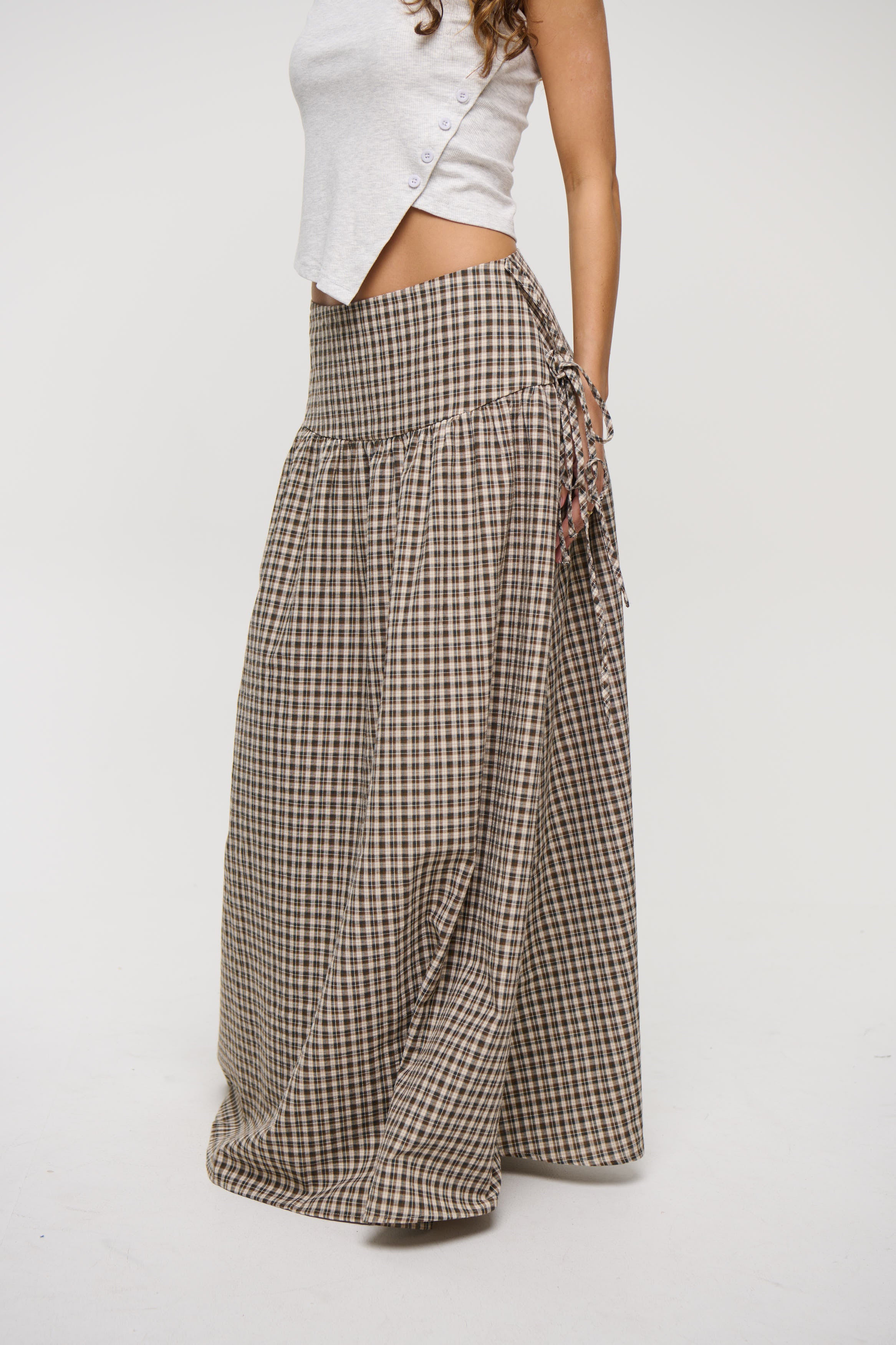 Rylan Maxi Skirt Beige