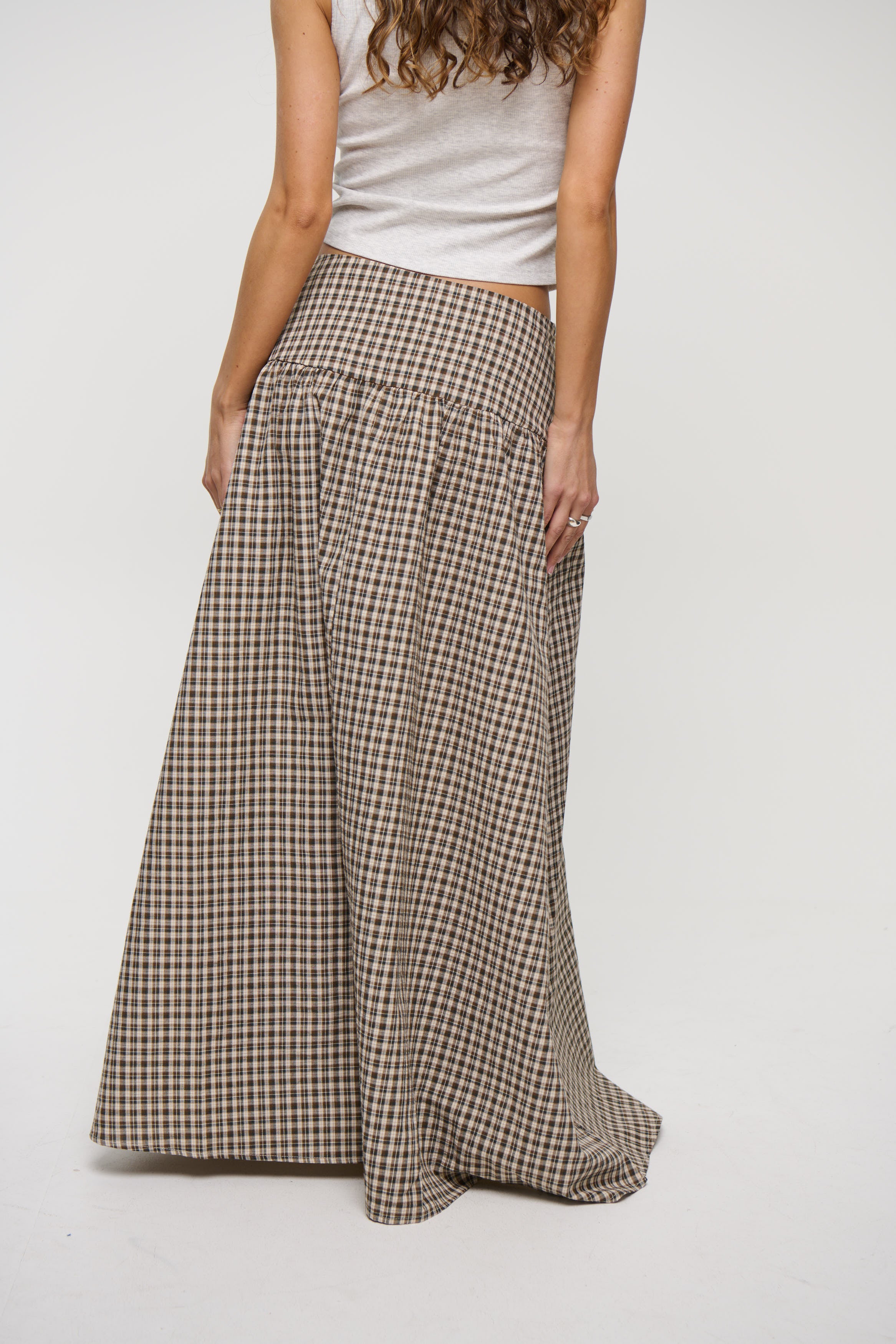 Rylan Maxi Skirt Beige