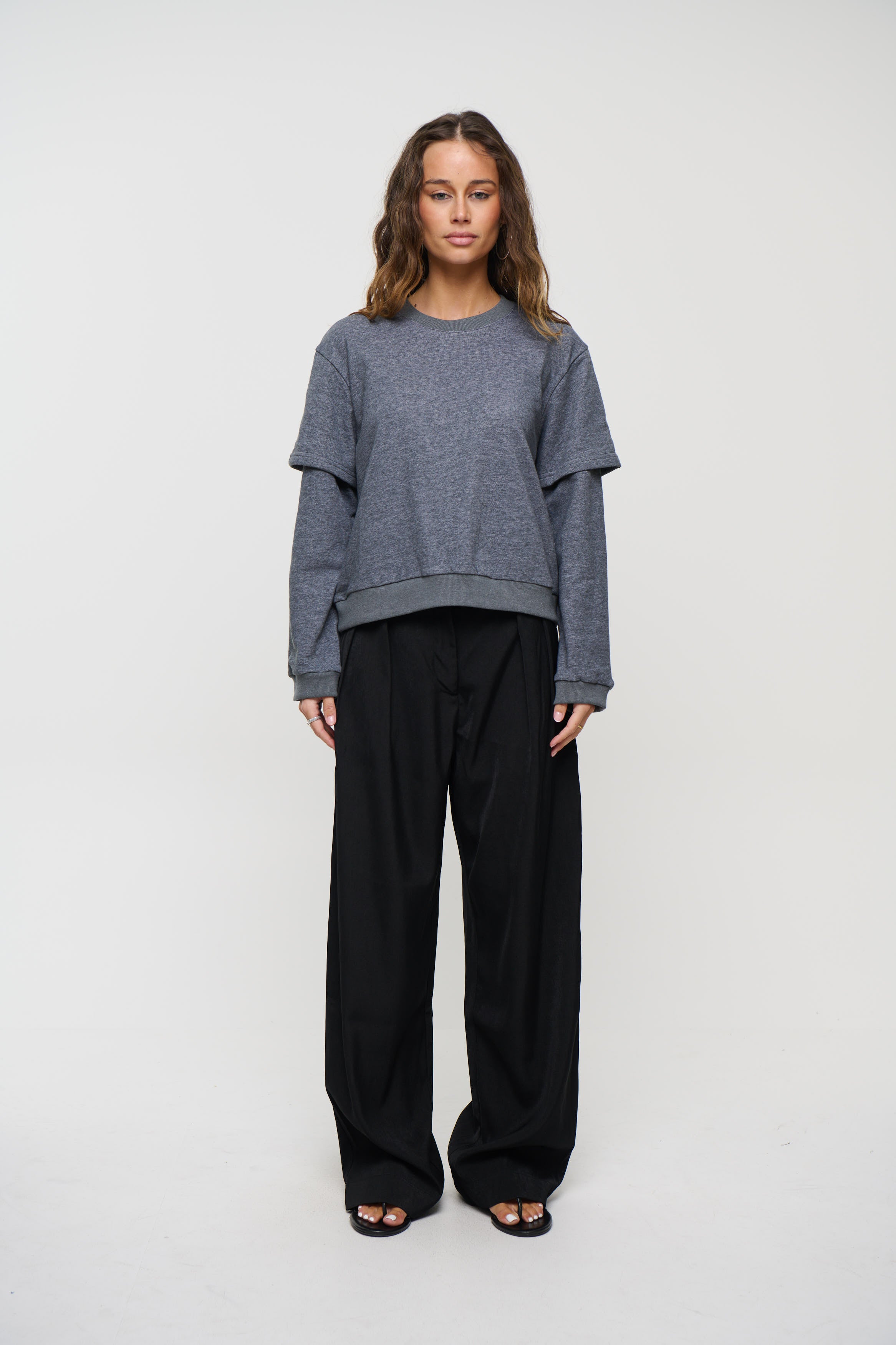 Jazmin Long Sleeve Dark Grey