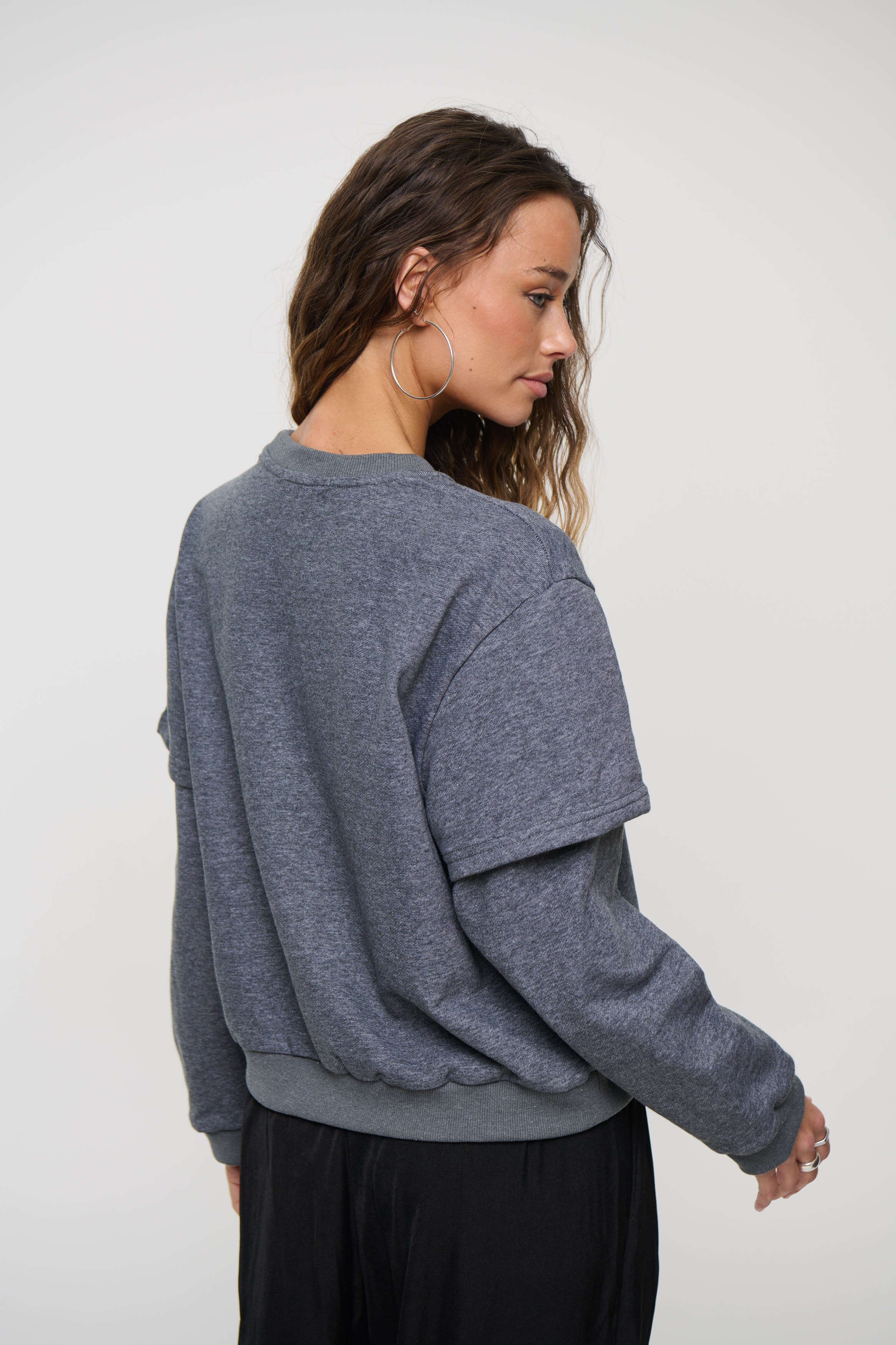 Jazmin Long Sleeve Dark Grey
