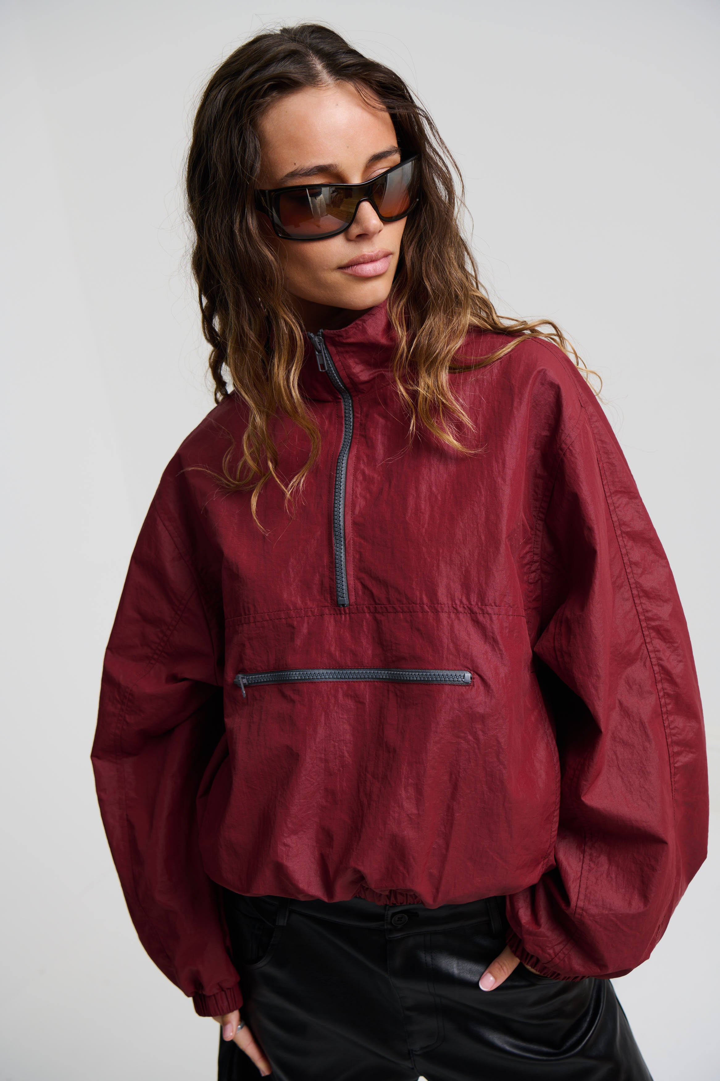 Ibiza Windbreaker Burgundy