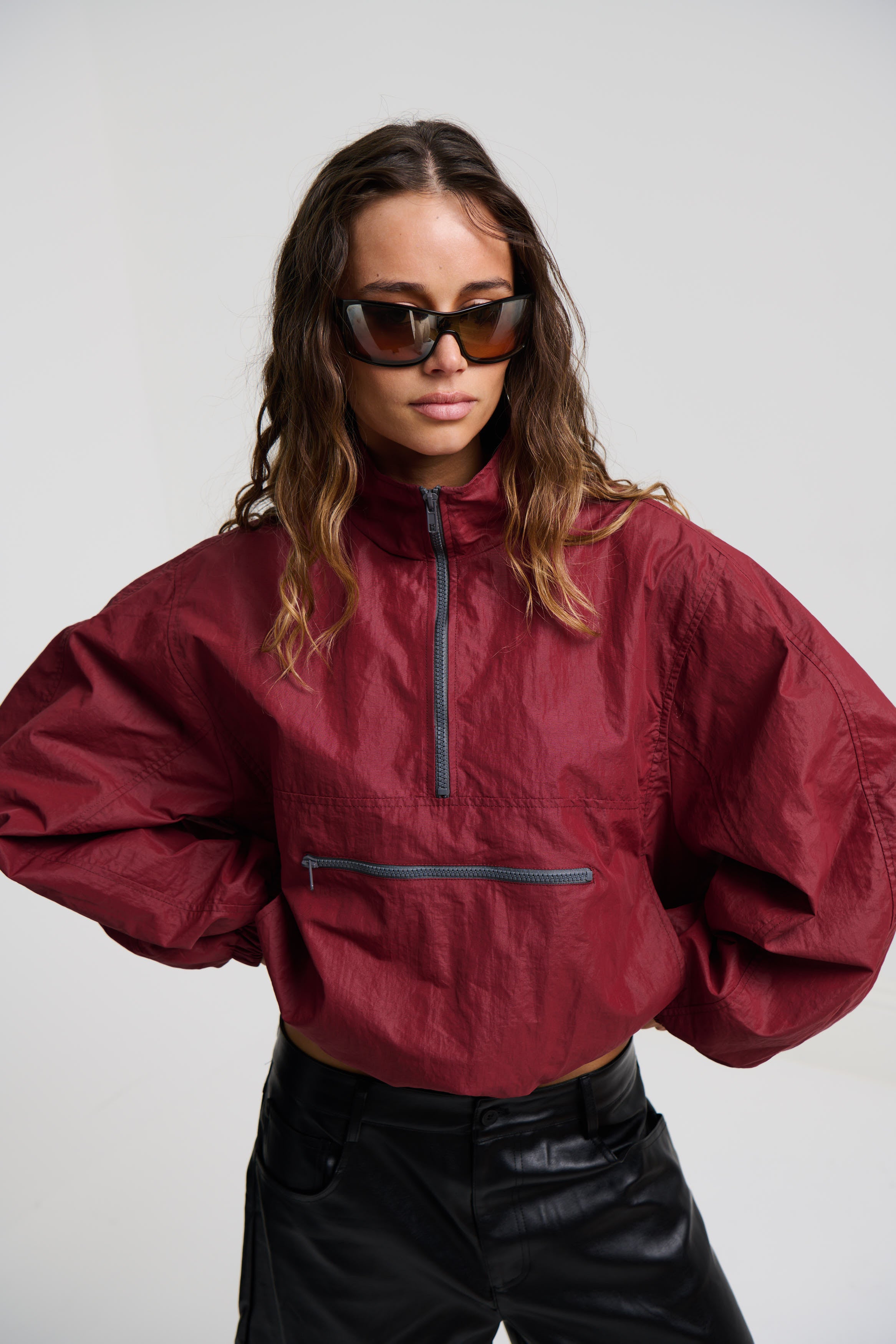 Ibiza Windbreaker Burgundy