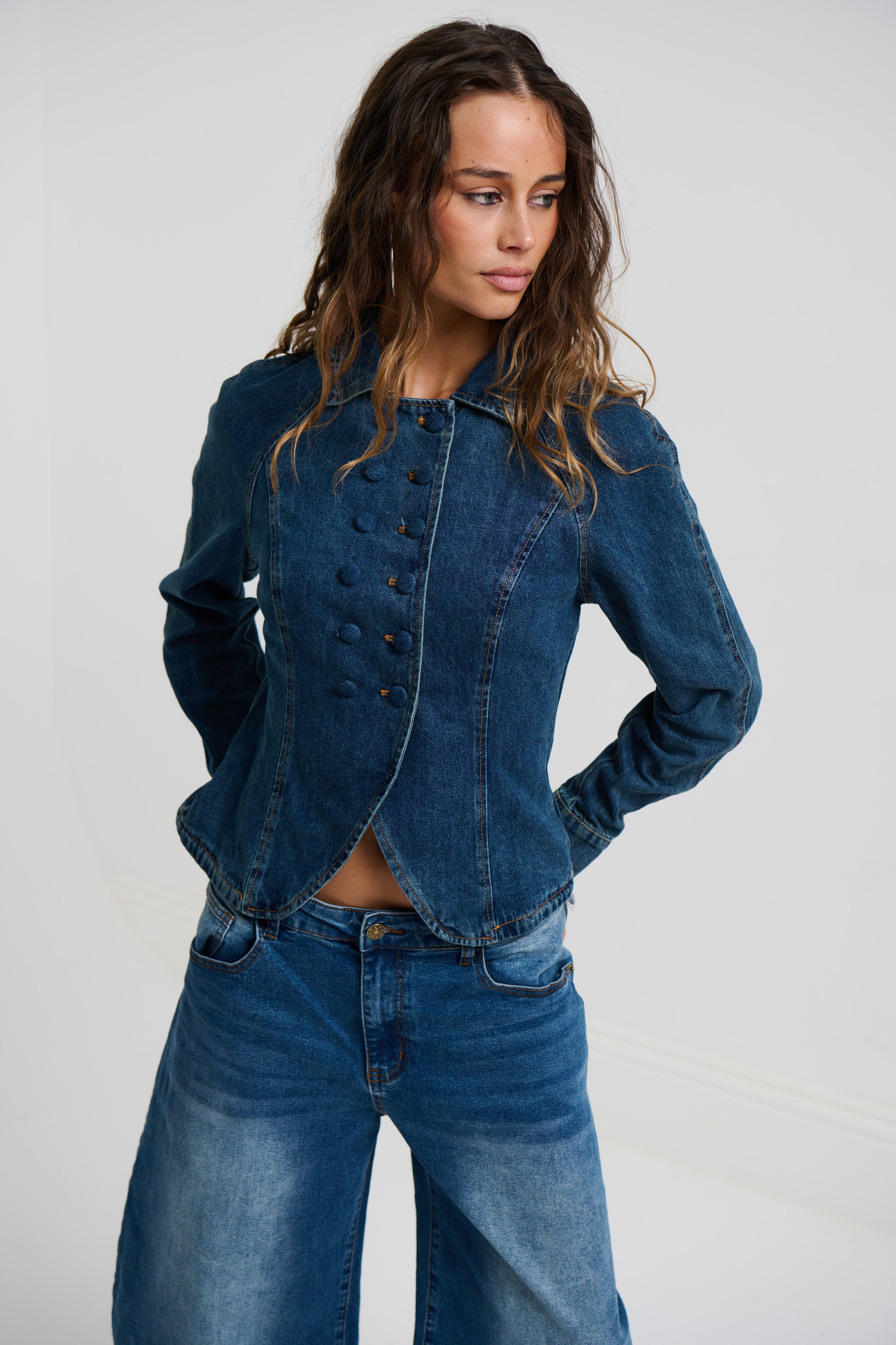 Form Jacket Mid Blue