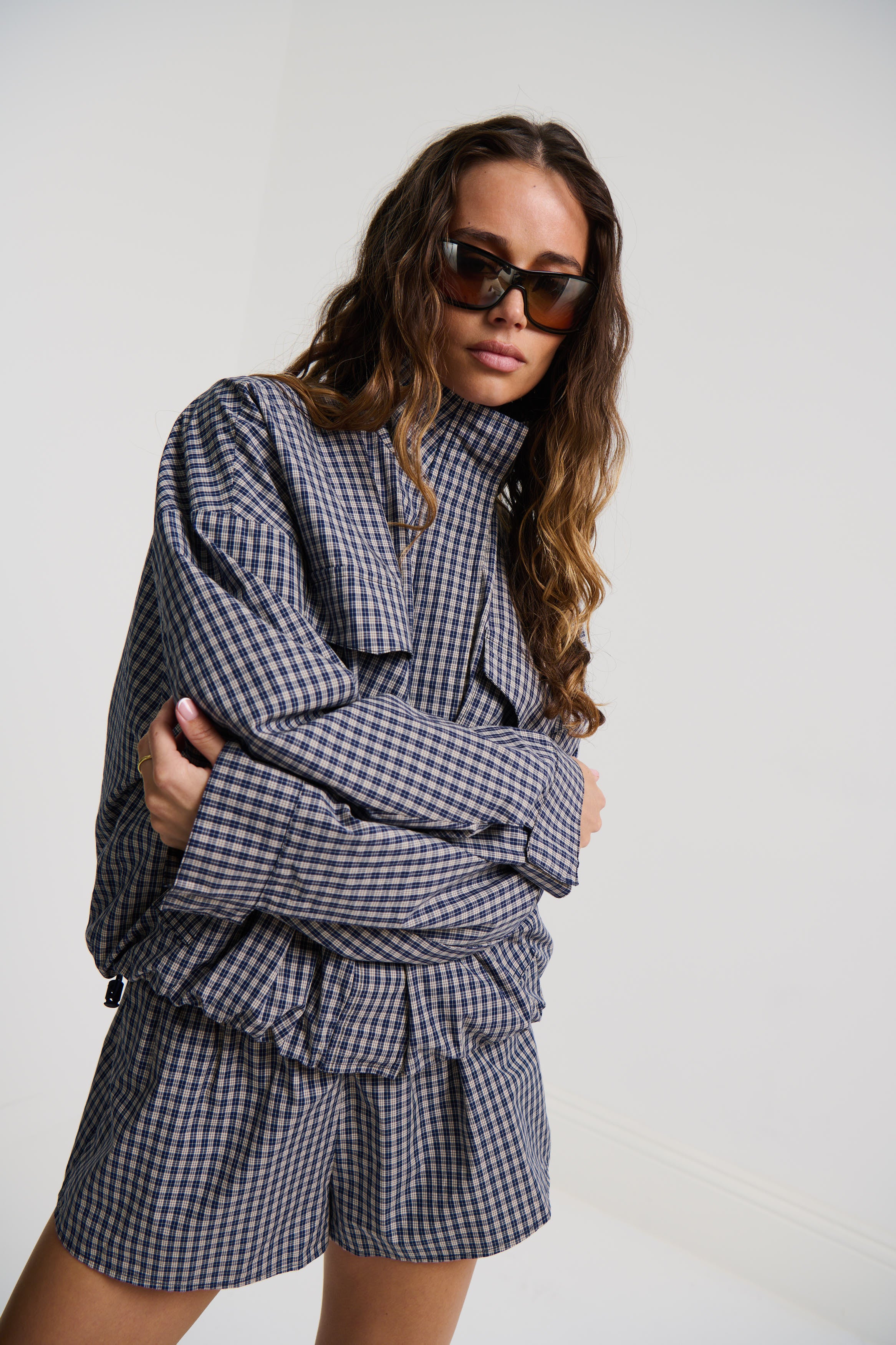 Hampton Bomber Plaid
