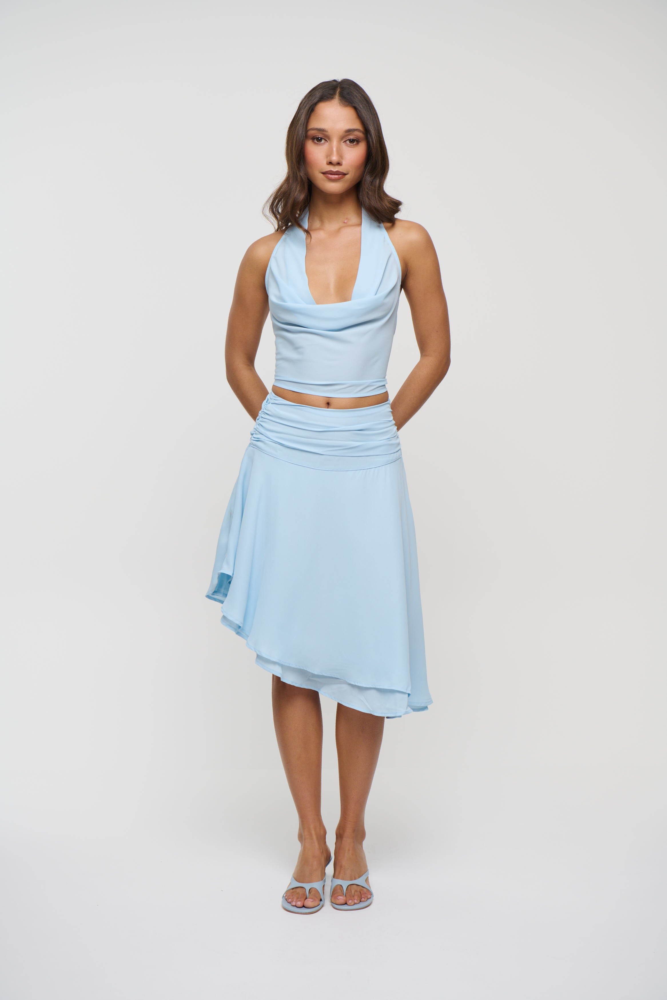 India Skirt Sky