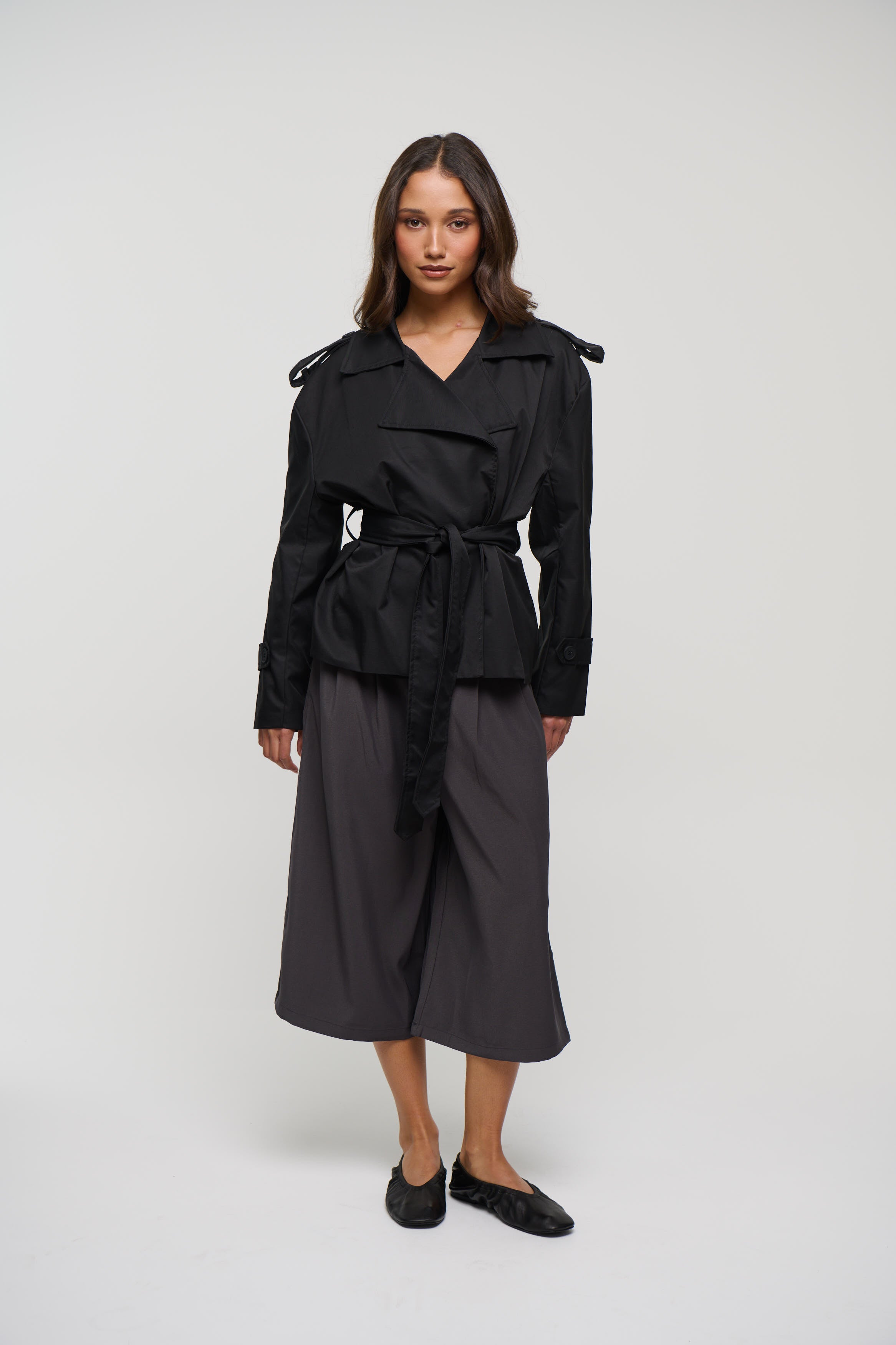 Aston Trench Black