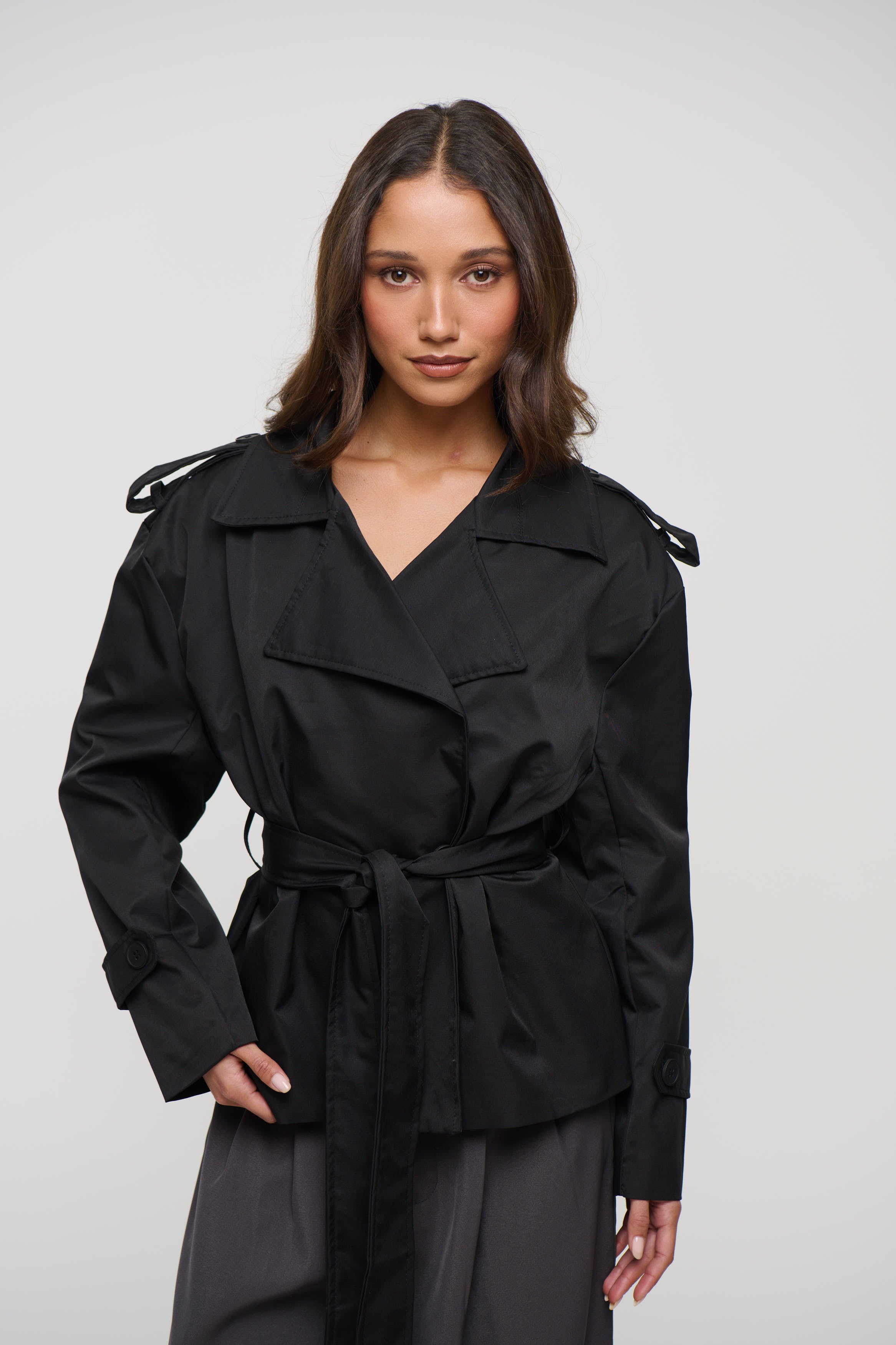 Aston Trench Black