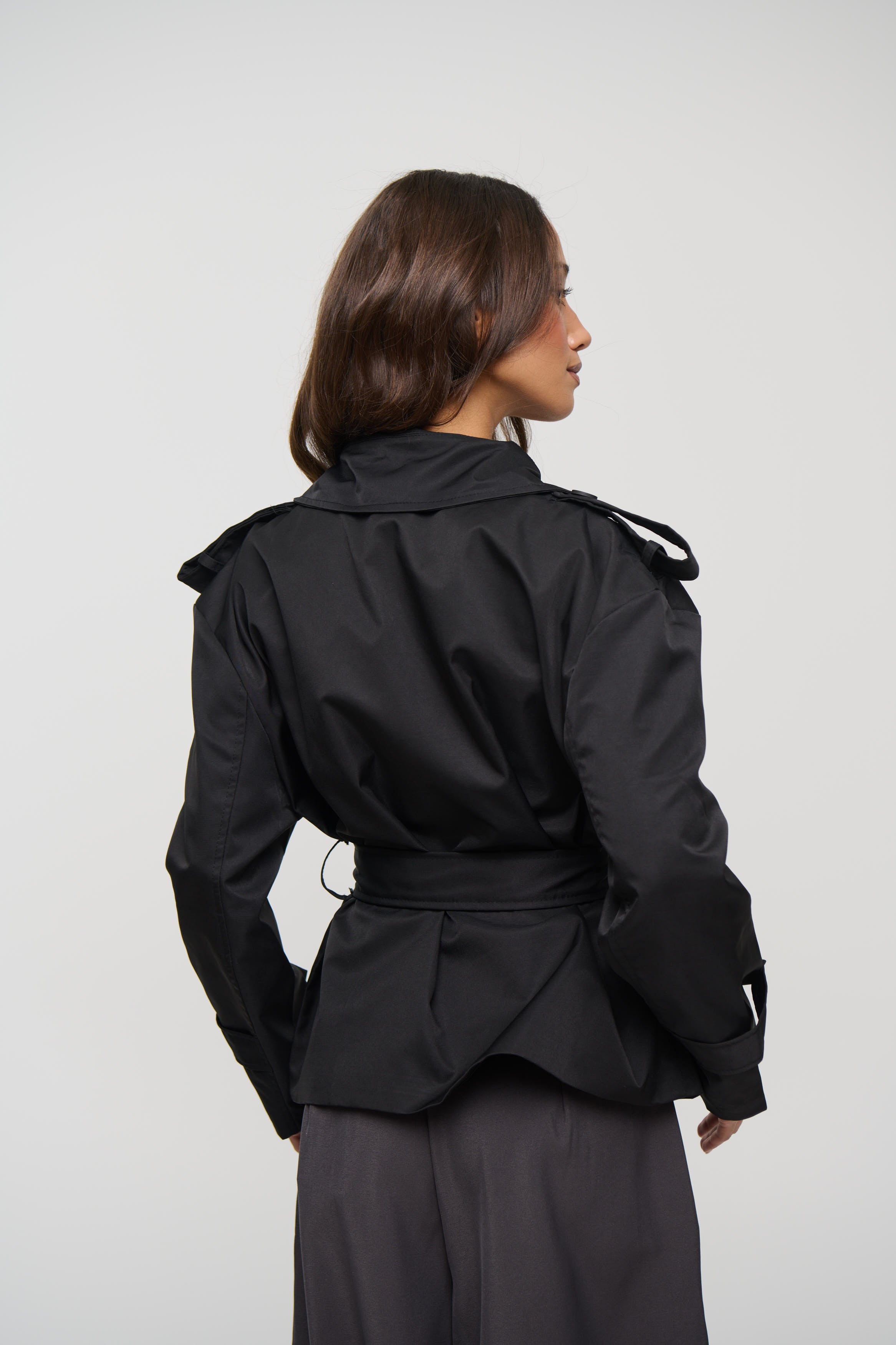 Aston Trench Black