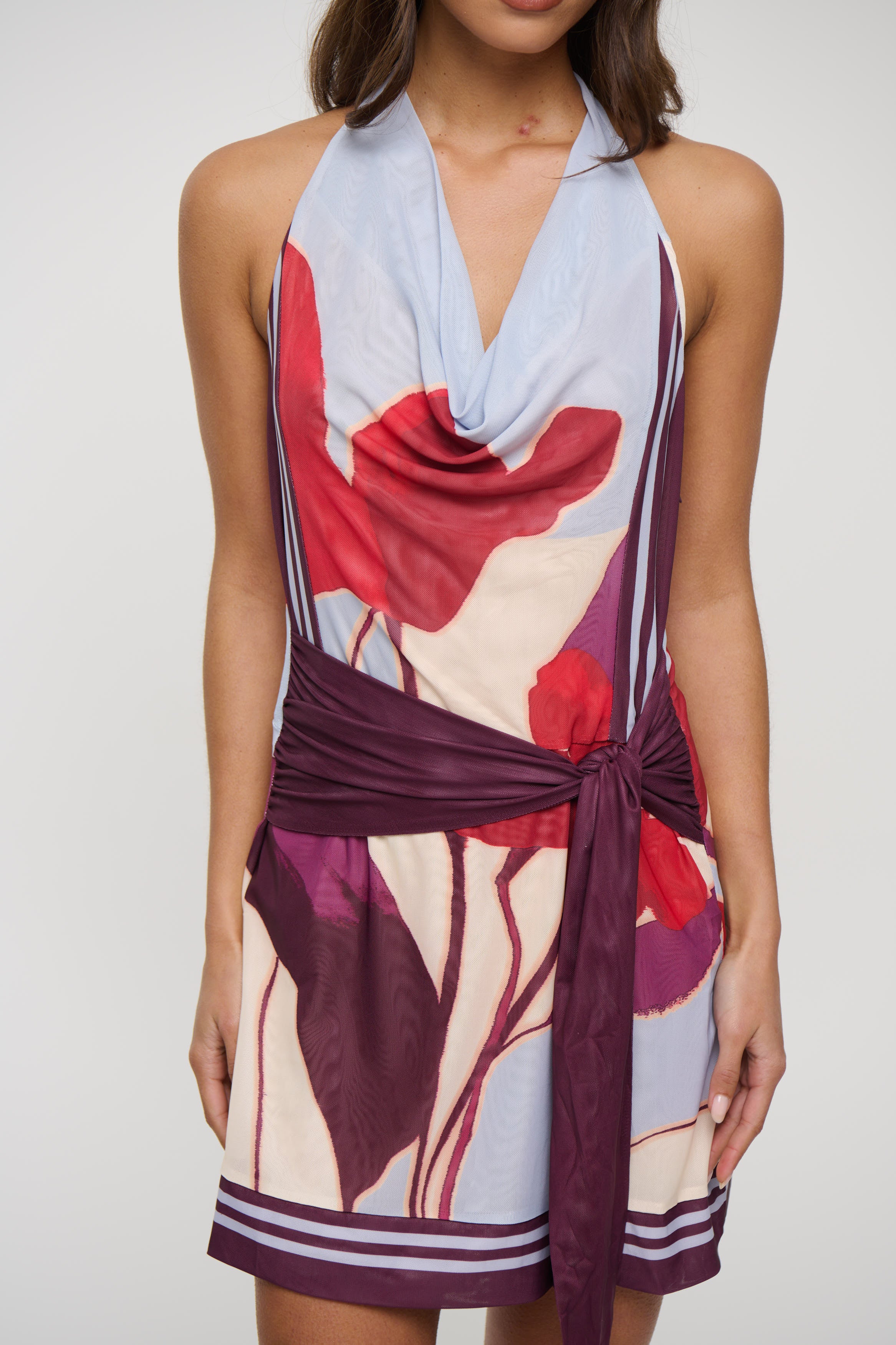 Kalea Mini Dress Blue Bloom
