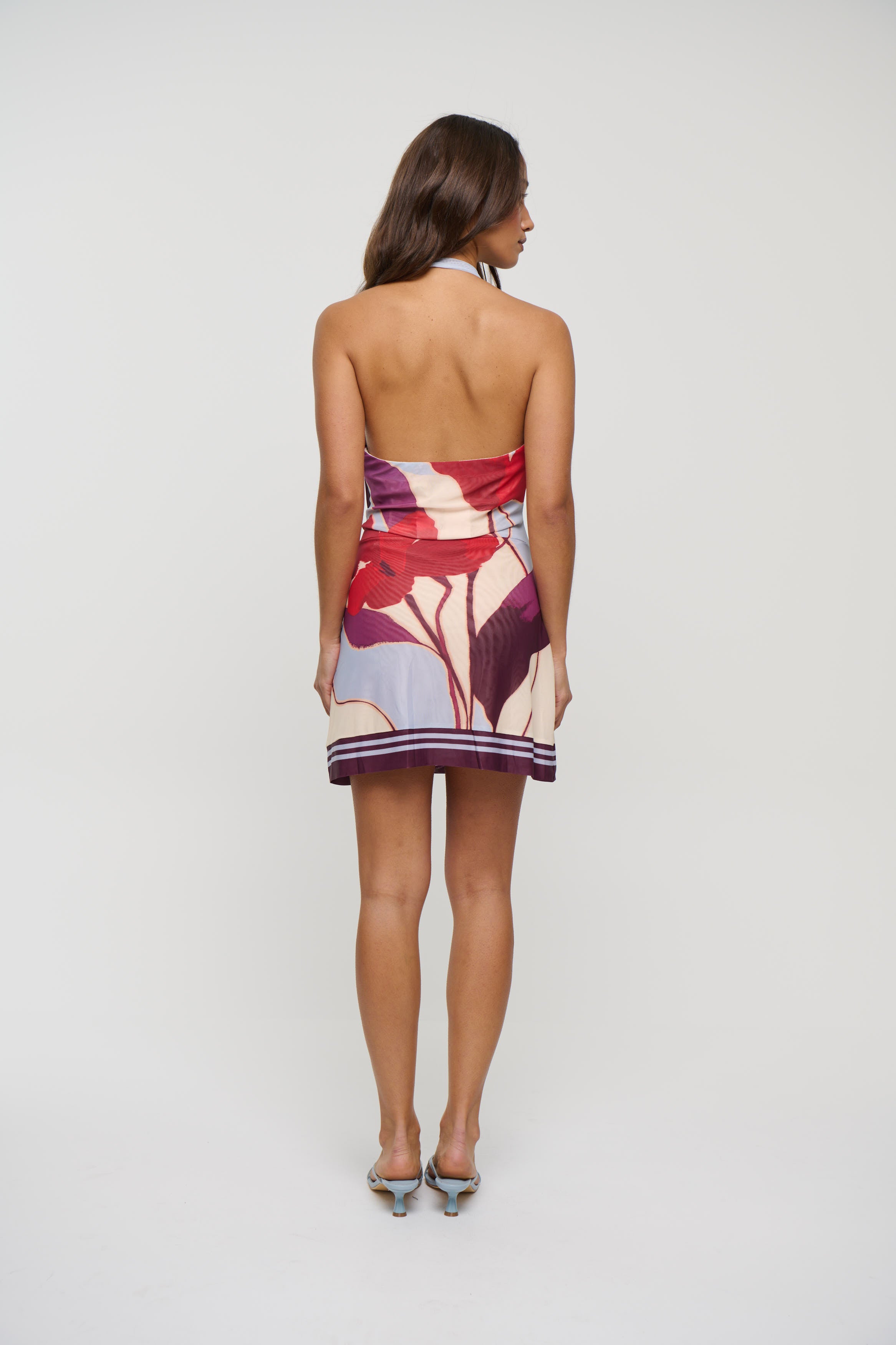 Kalea Mini Dress Blue Bloom