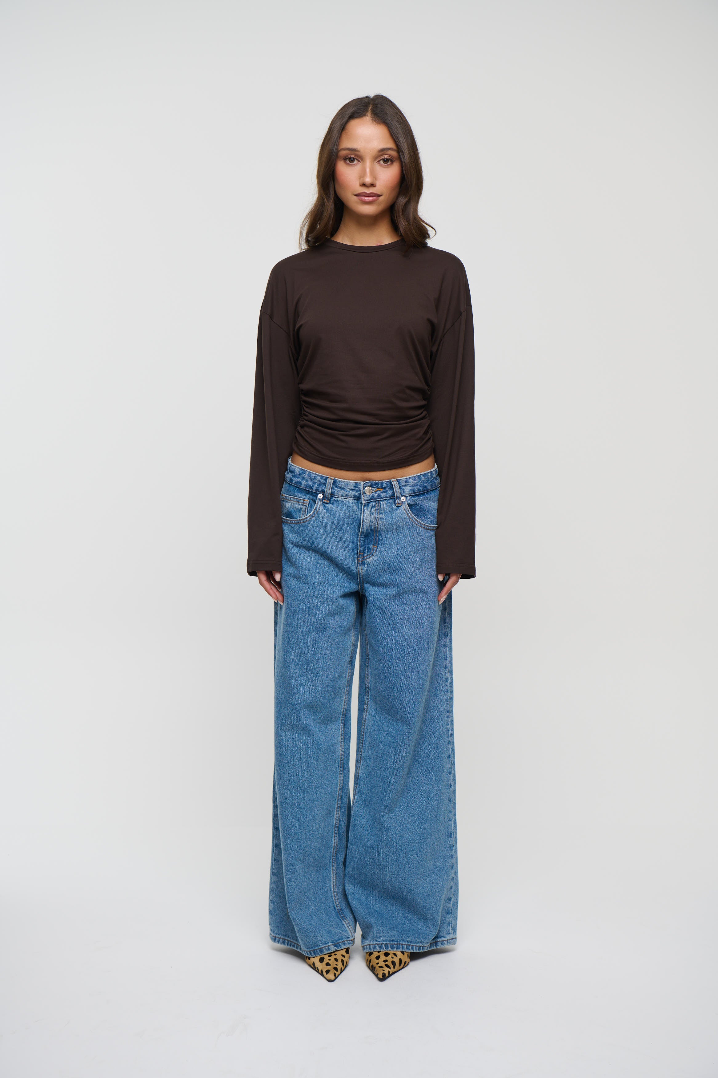 Rishelle Long Sleeve Chocolate