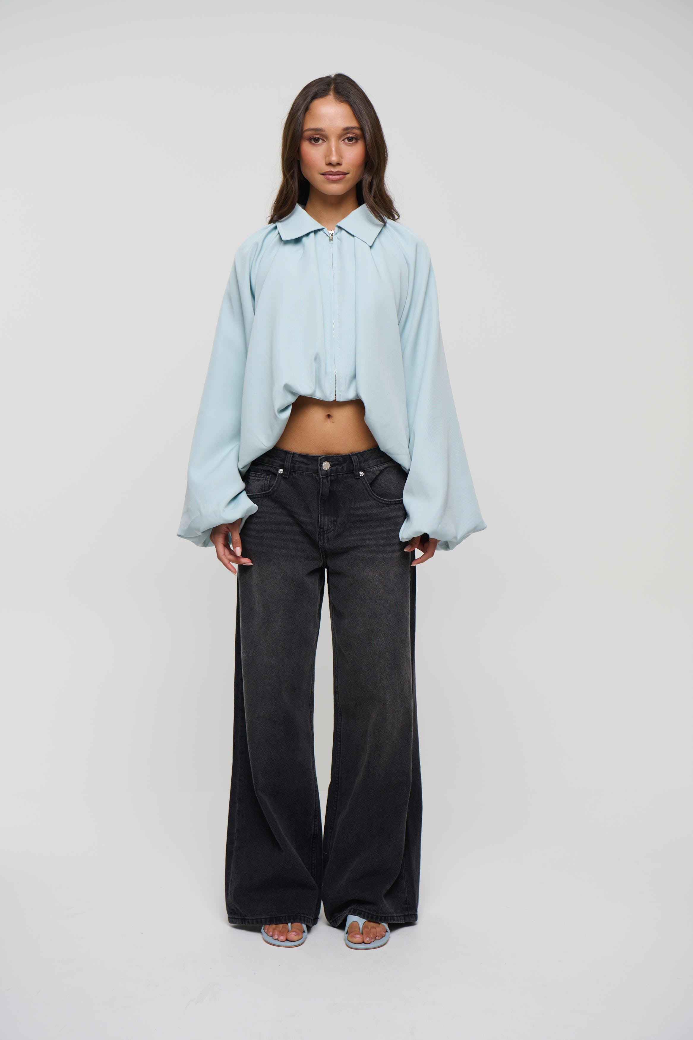 Alexis Jacket Dusty Blue