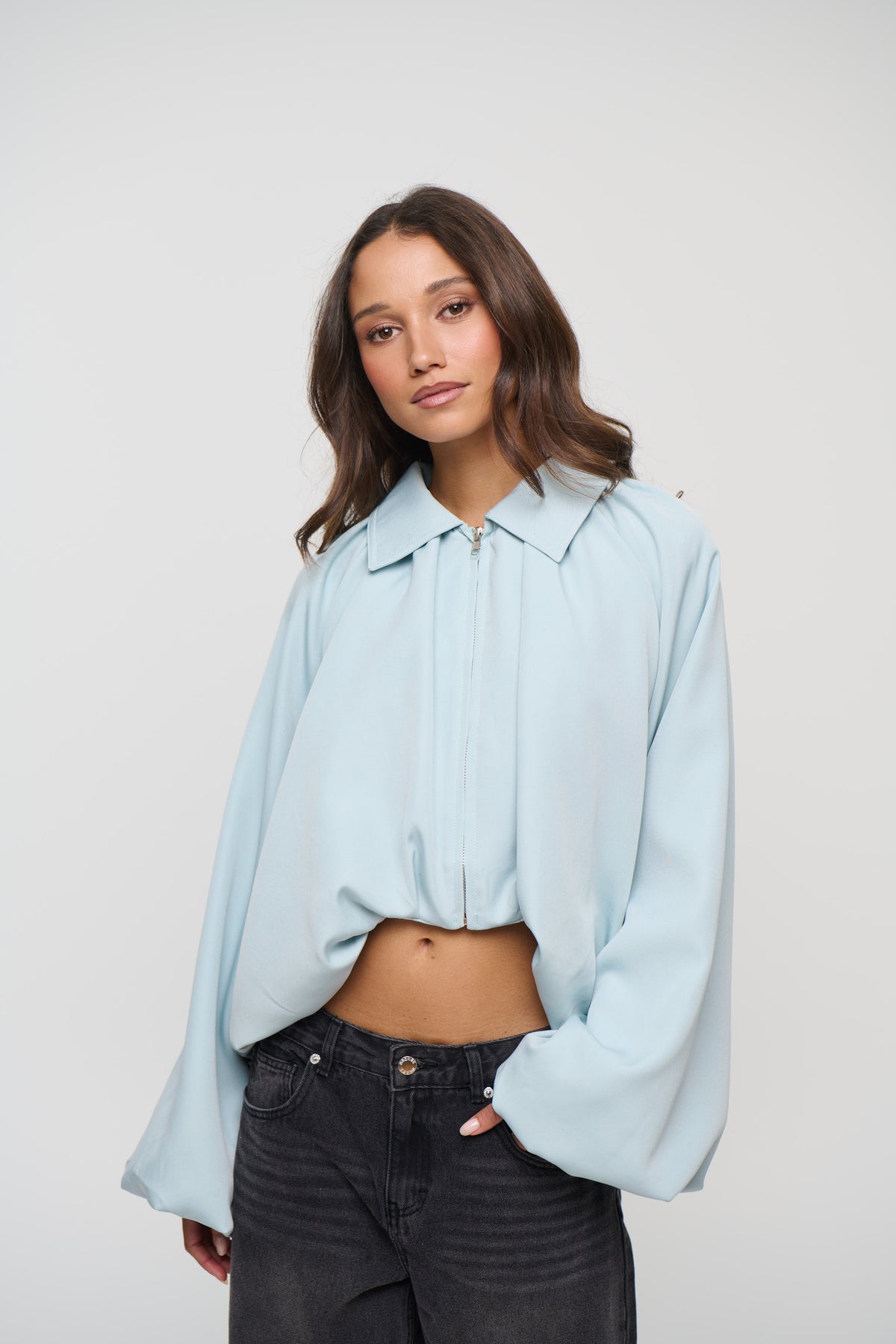 Alexis Jacket Dusty Blue