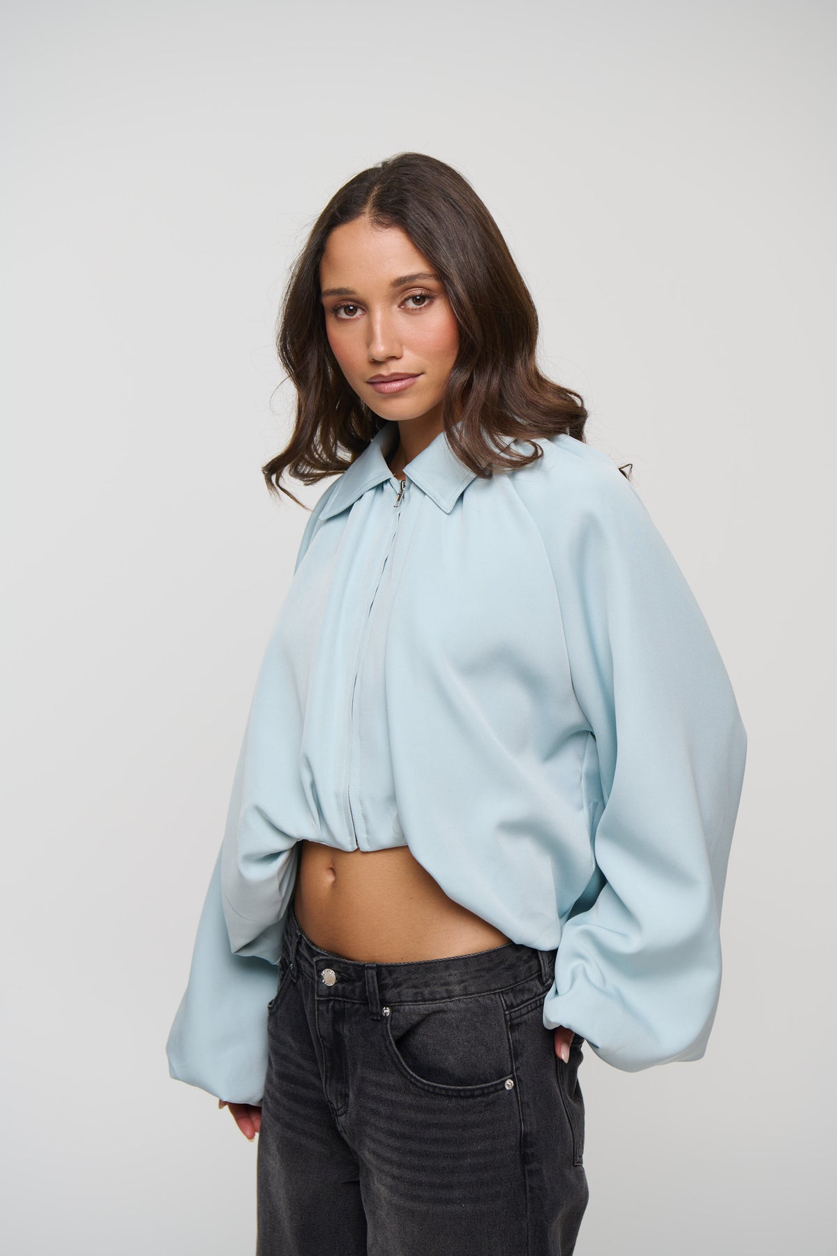 Alexis Jacket Dusty Blue