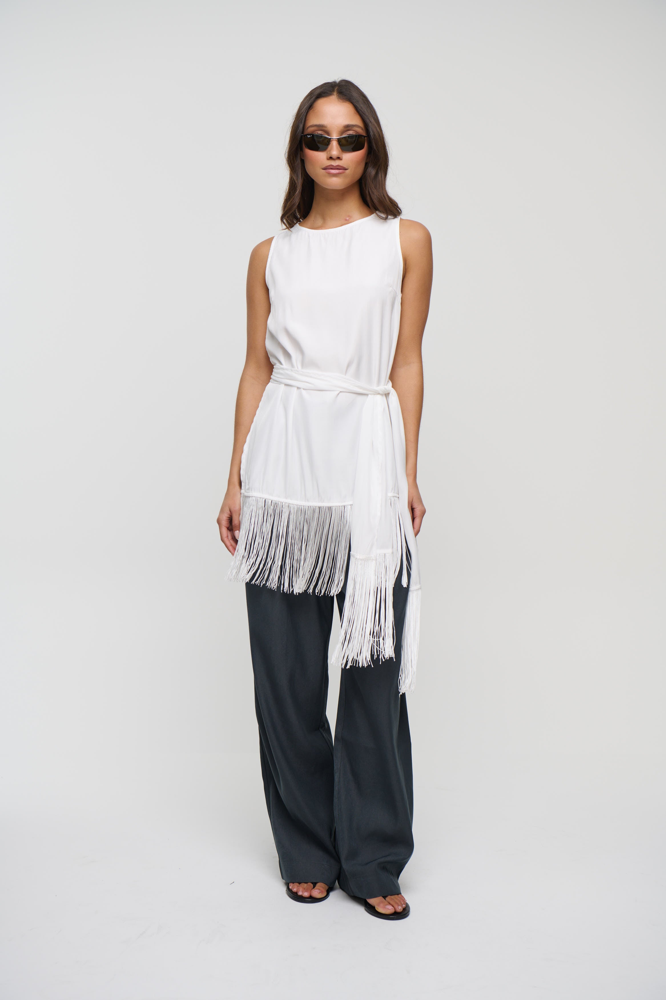 Odessa Tunic White