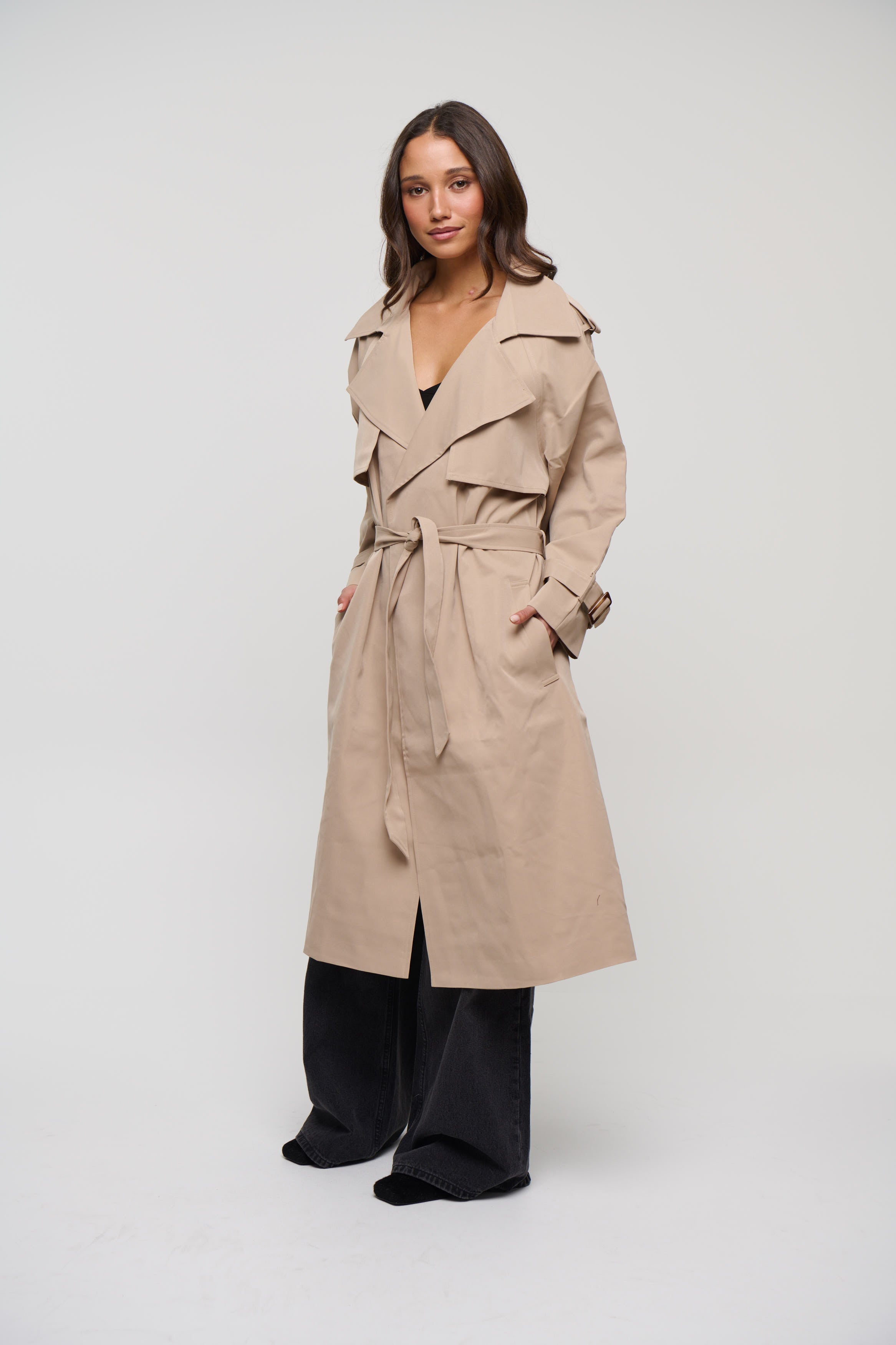 Darci Trench Beige