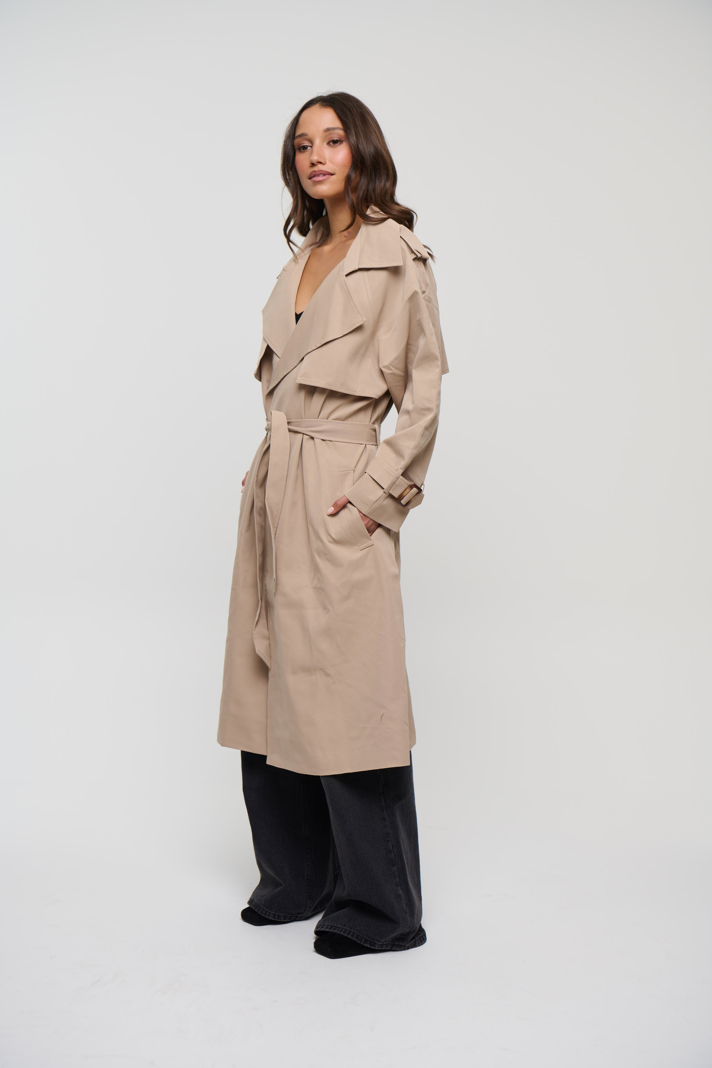 Darci Trench Beige