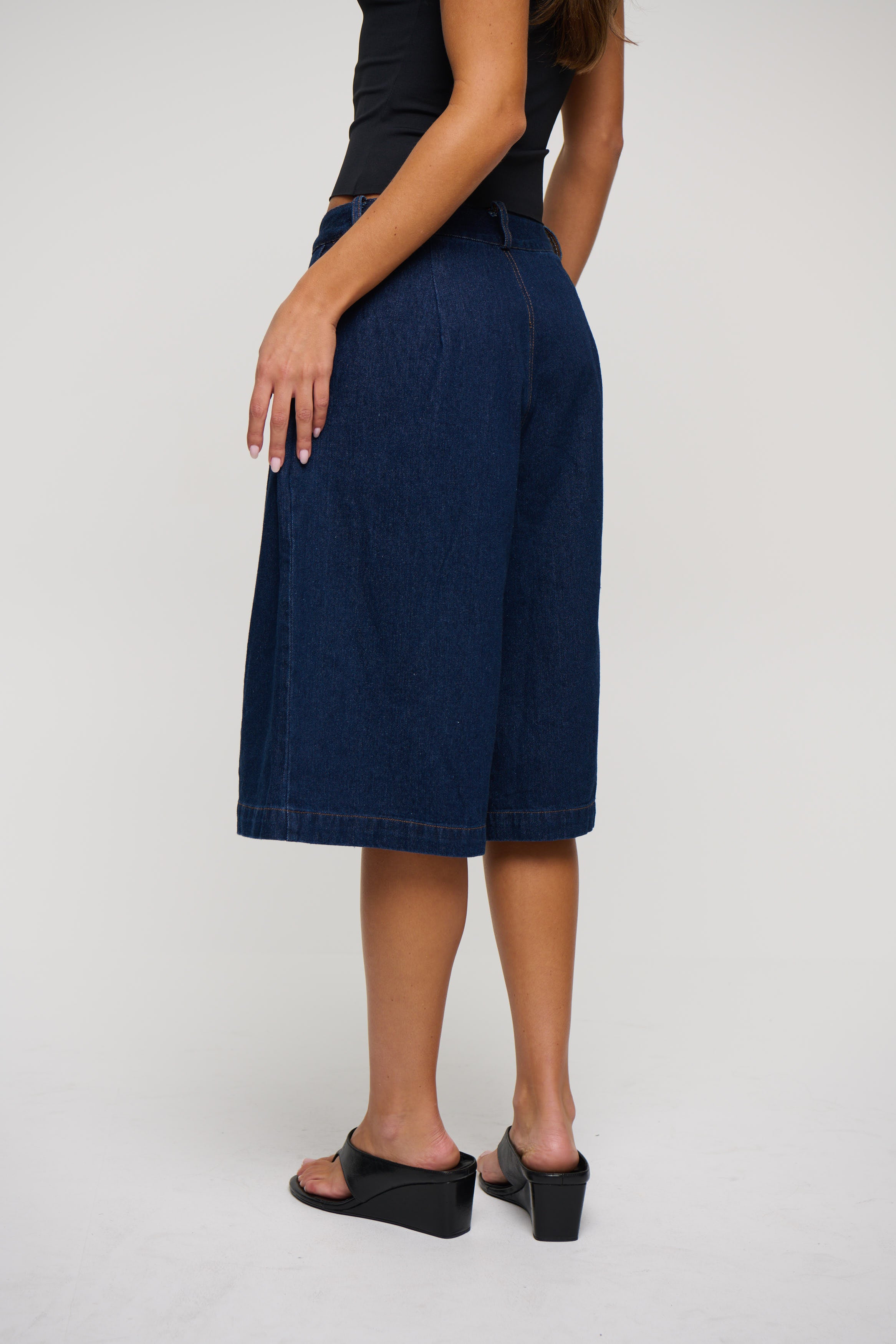 Roni Long Short Dark Denim