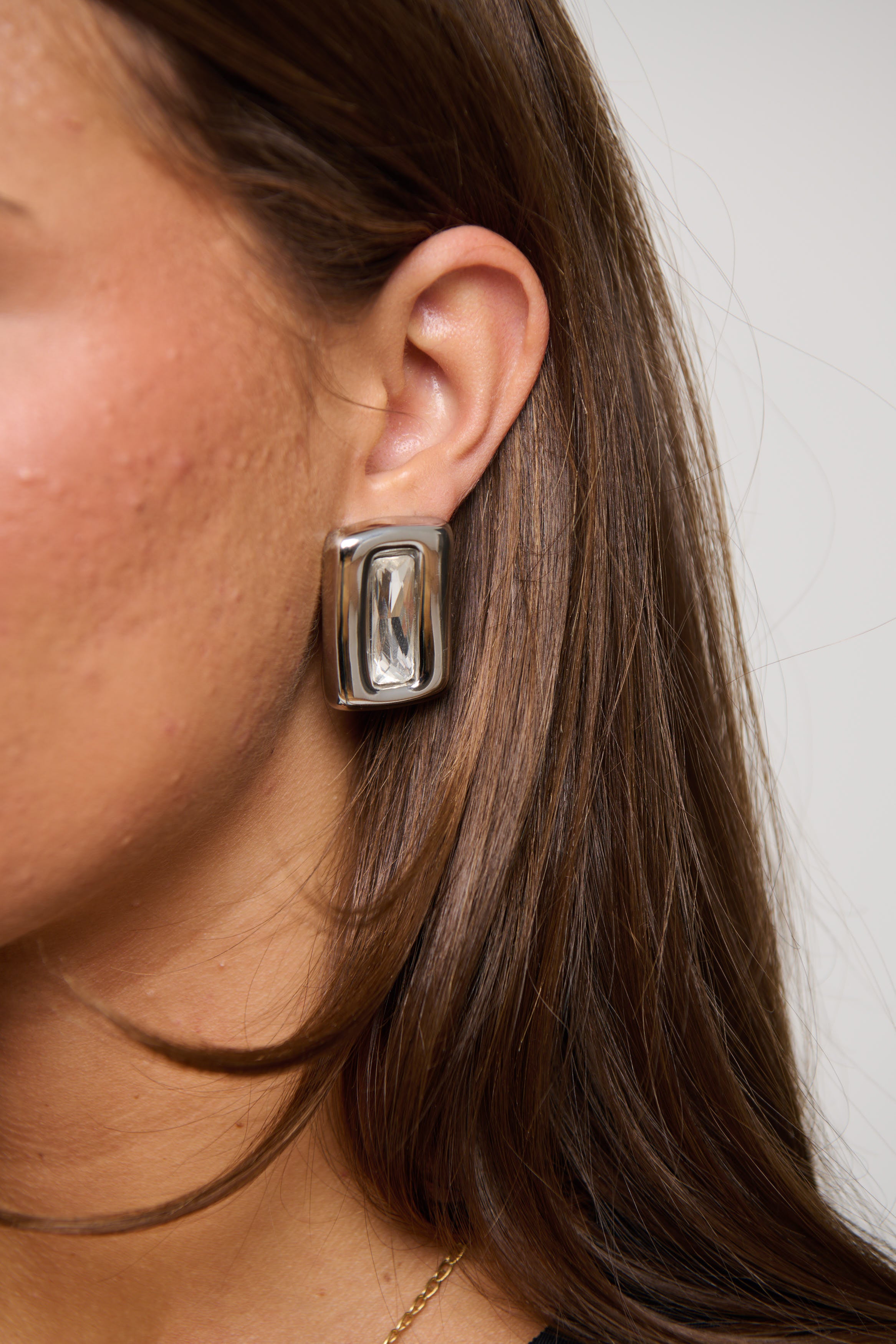Calista Statement Earring Silver