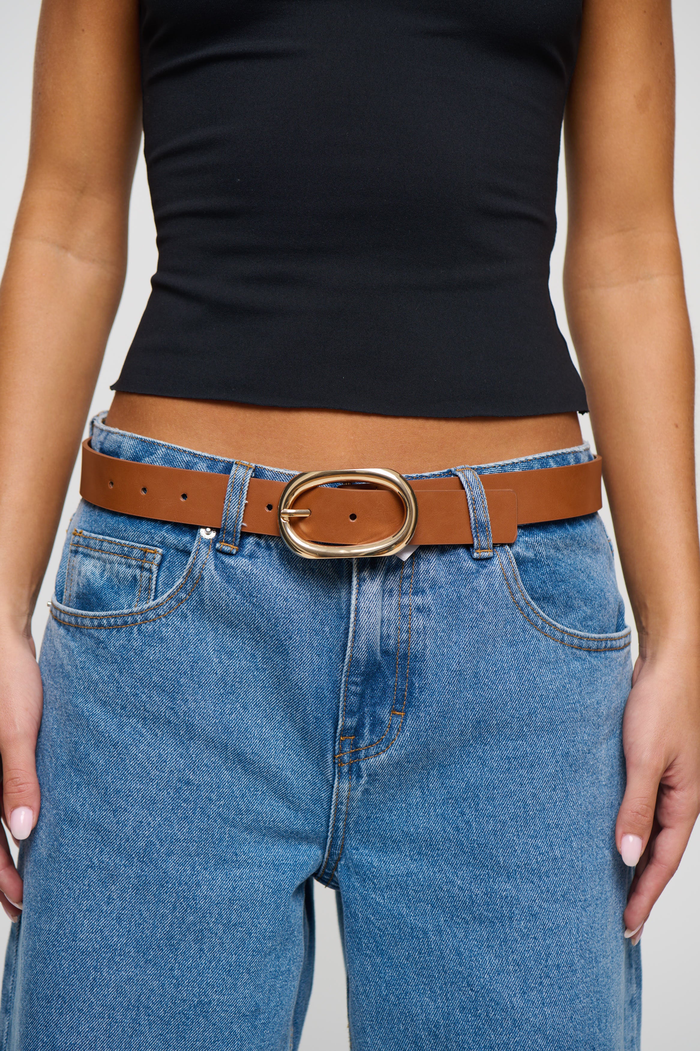 Thomas Belt Tan/Gold